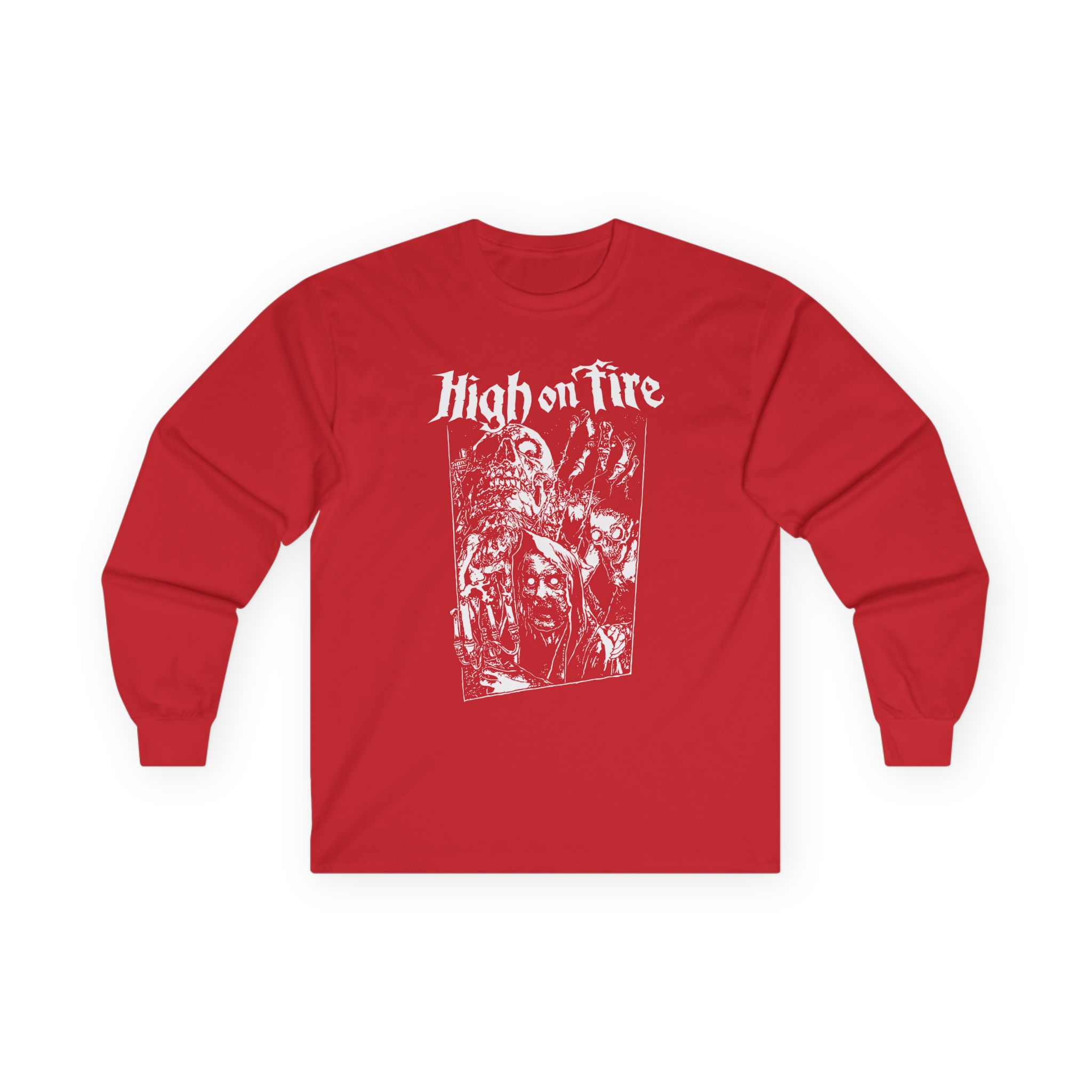 High on Fire Horror Unisex Ultra Cotton Long Sleeve Tee