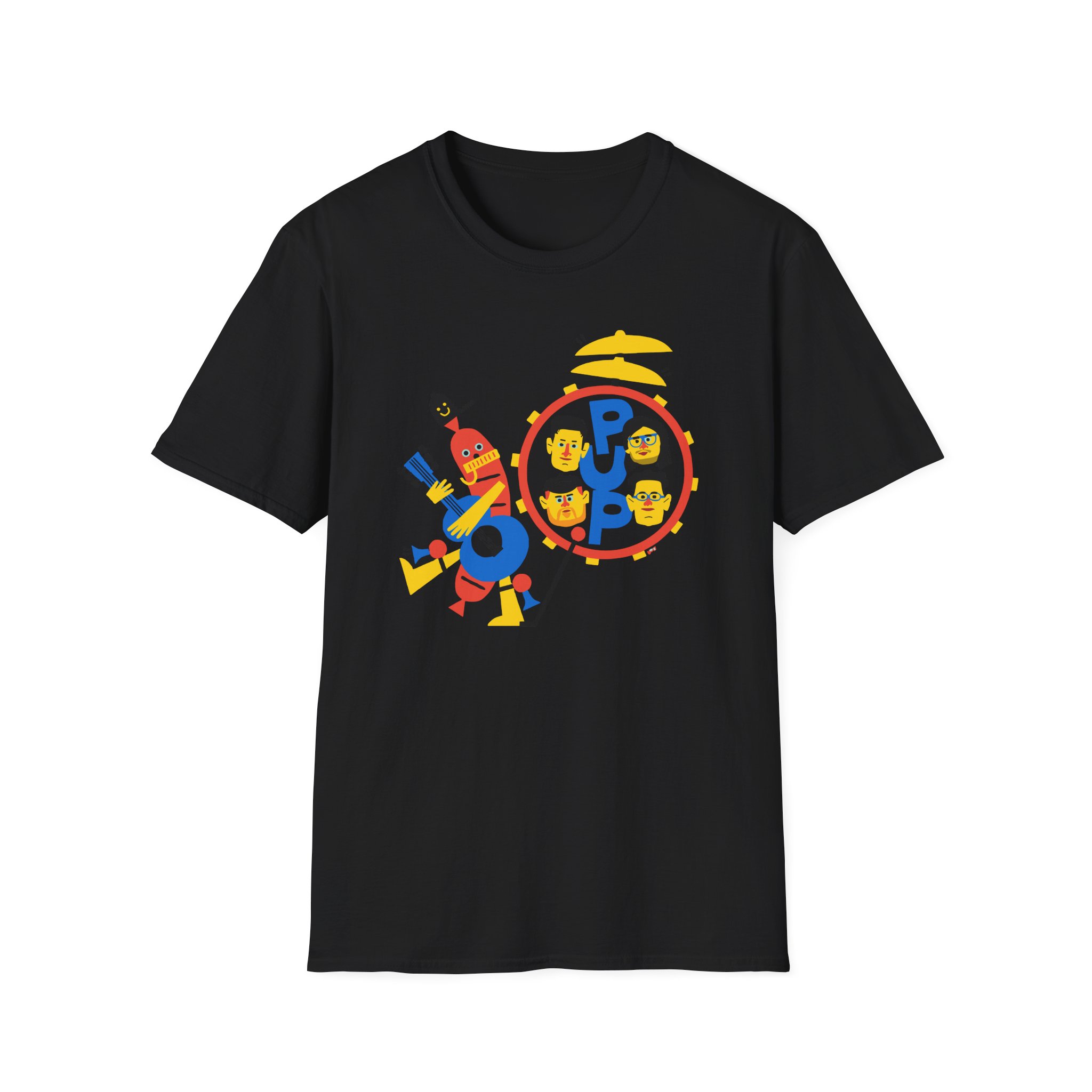 Pup Band of Wiener Unisex Softstyle T-Shirt