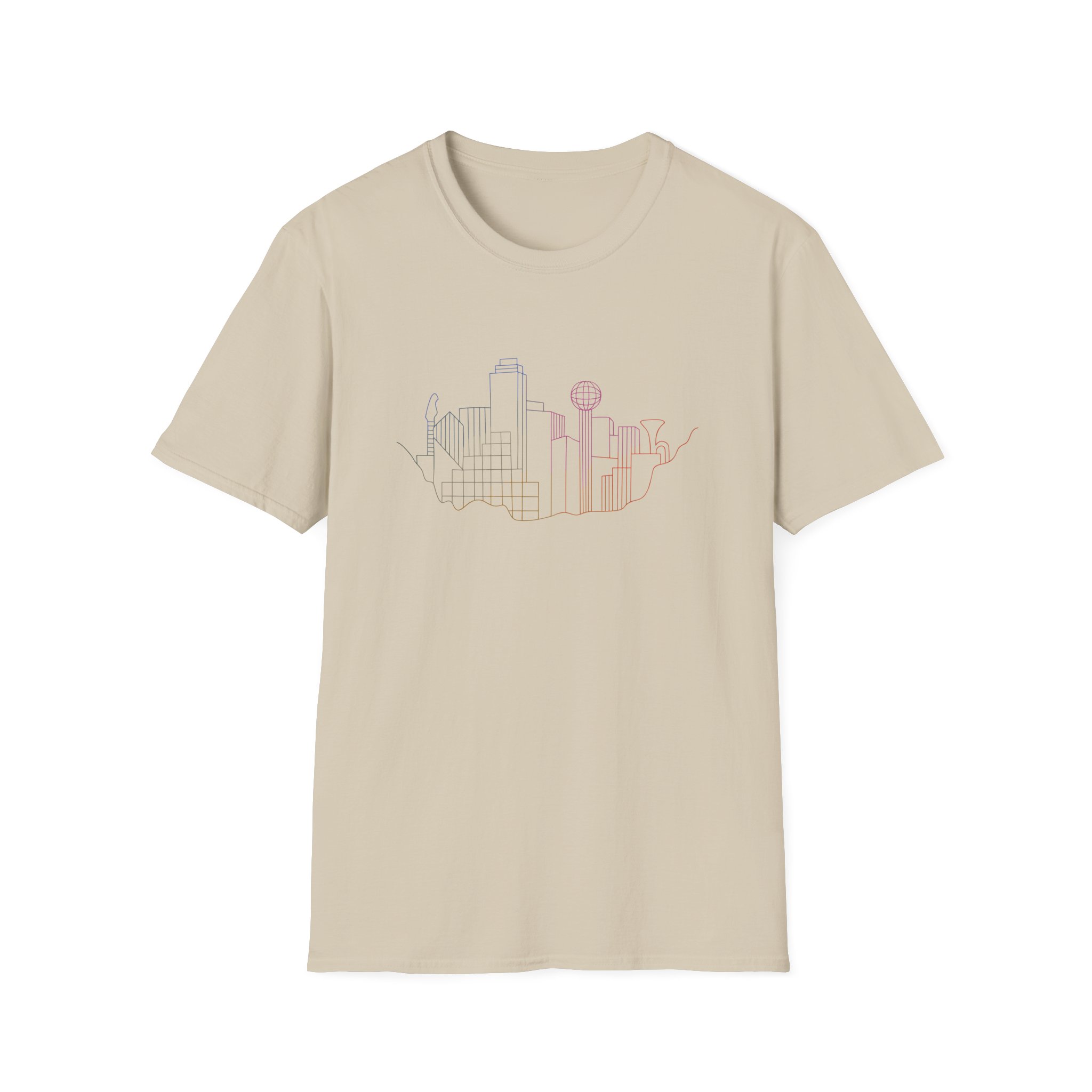 Snarky Puppy Empire Central Skyline Unisex Softstyle T-shirt