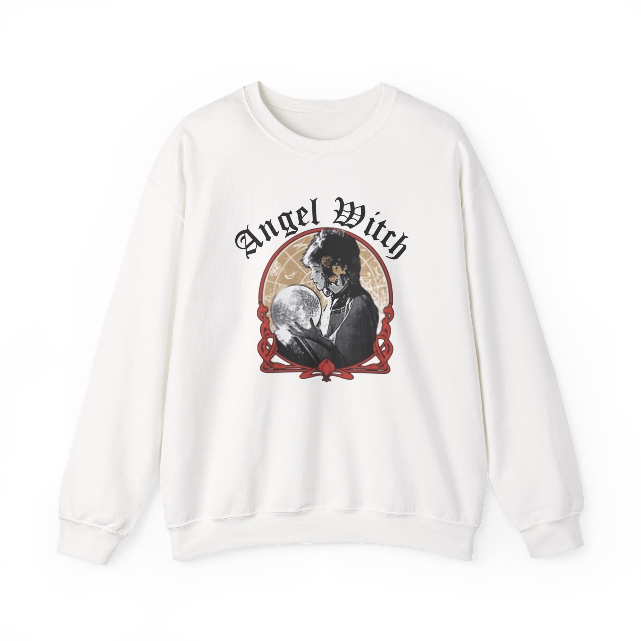 Angel Witch Sorceress Unisex Heavy Blendâ„¢ Crewneck Sweatshirt