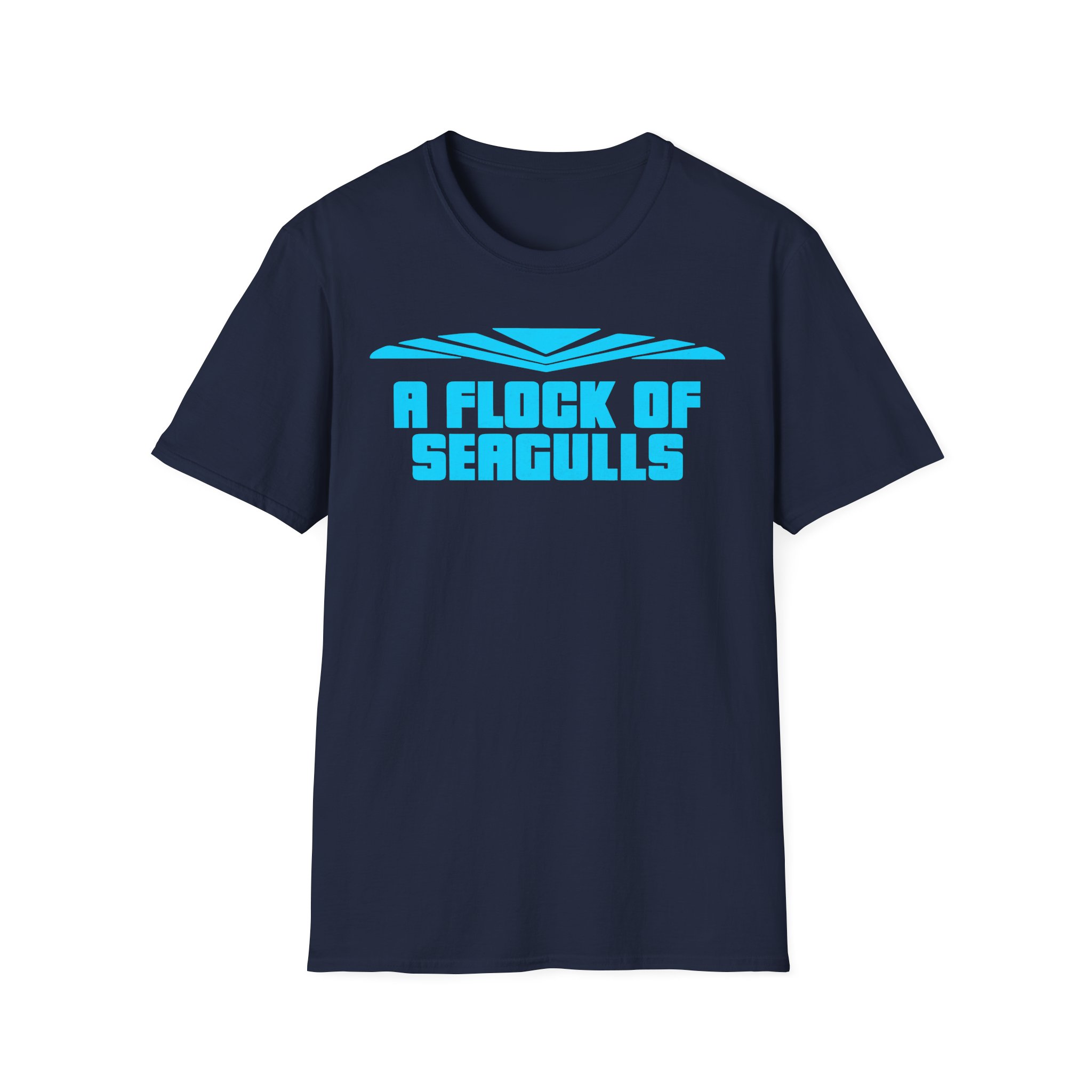 A Flock of Seagulls Logo Unisex Softstyle T-Shirt