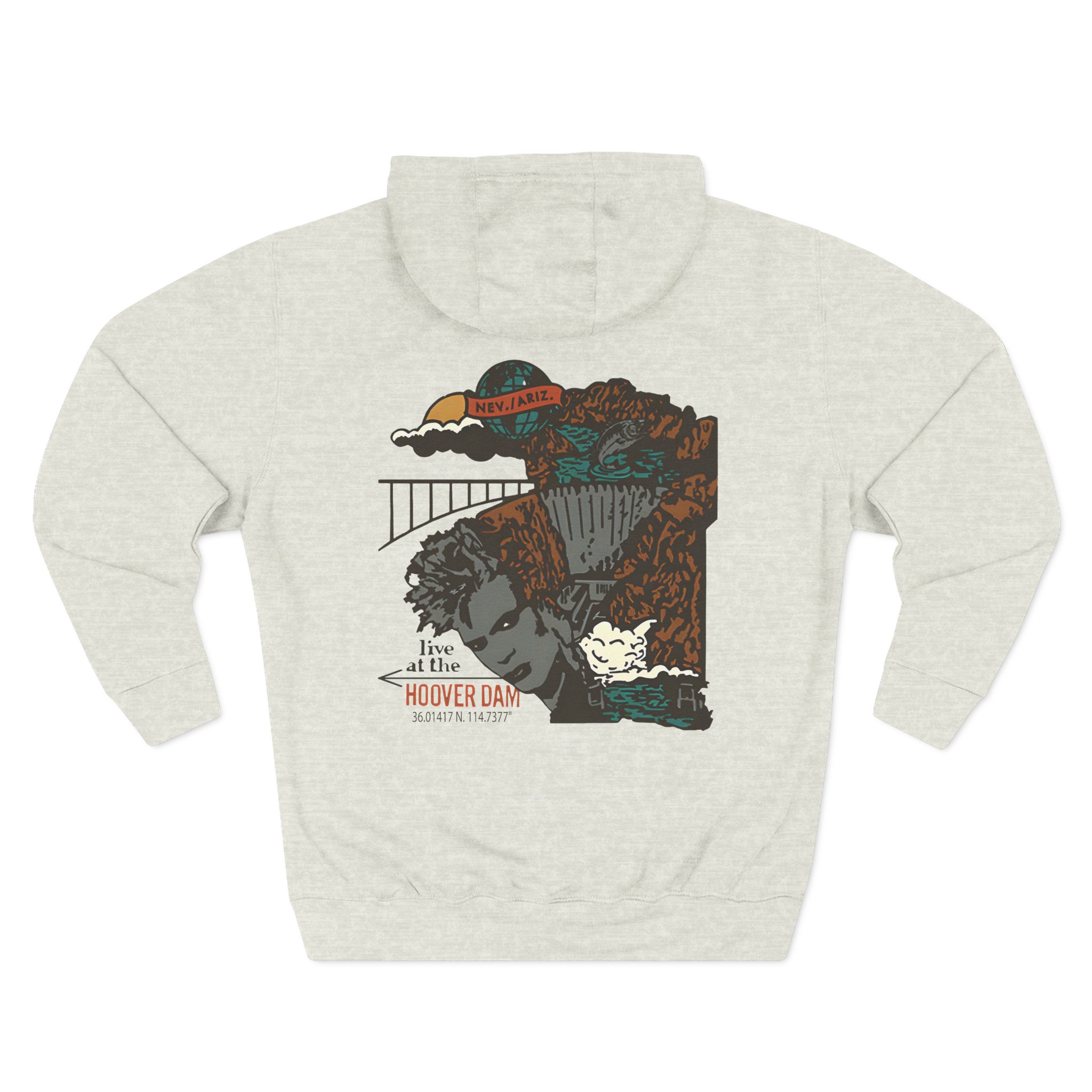 Billy Idol Hoover Dam Three-Panel Fleece Hoodie