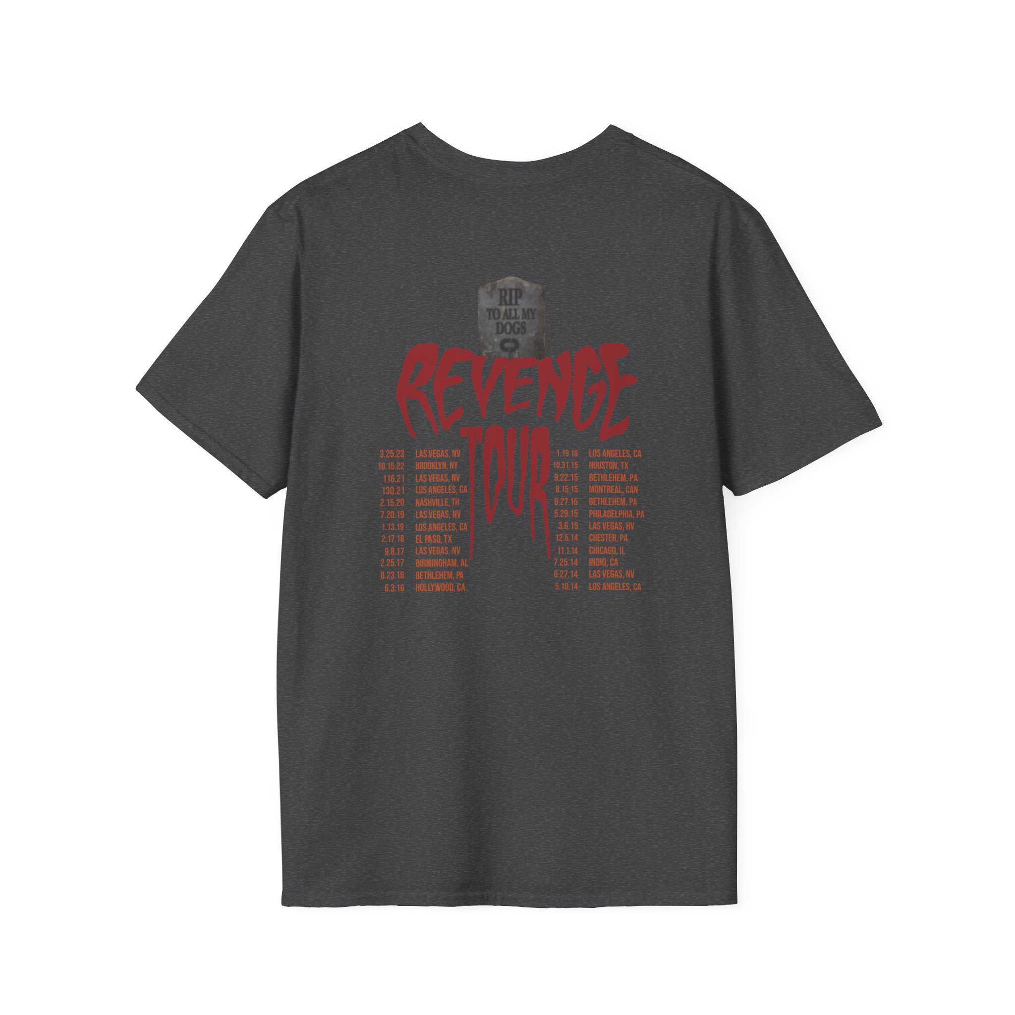 Caleb Plant 10 Year Anniversary Revenge Tour Unisex Softstyle T-Shirt