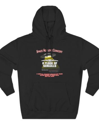 A Flock of Seagulls Space Age Love Concert Three-Panel Fleece Hoodie