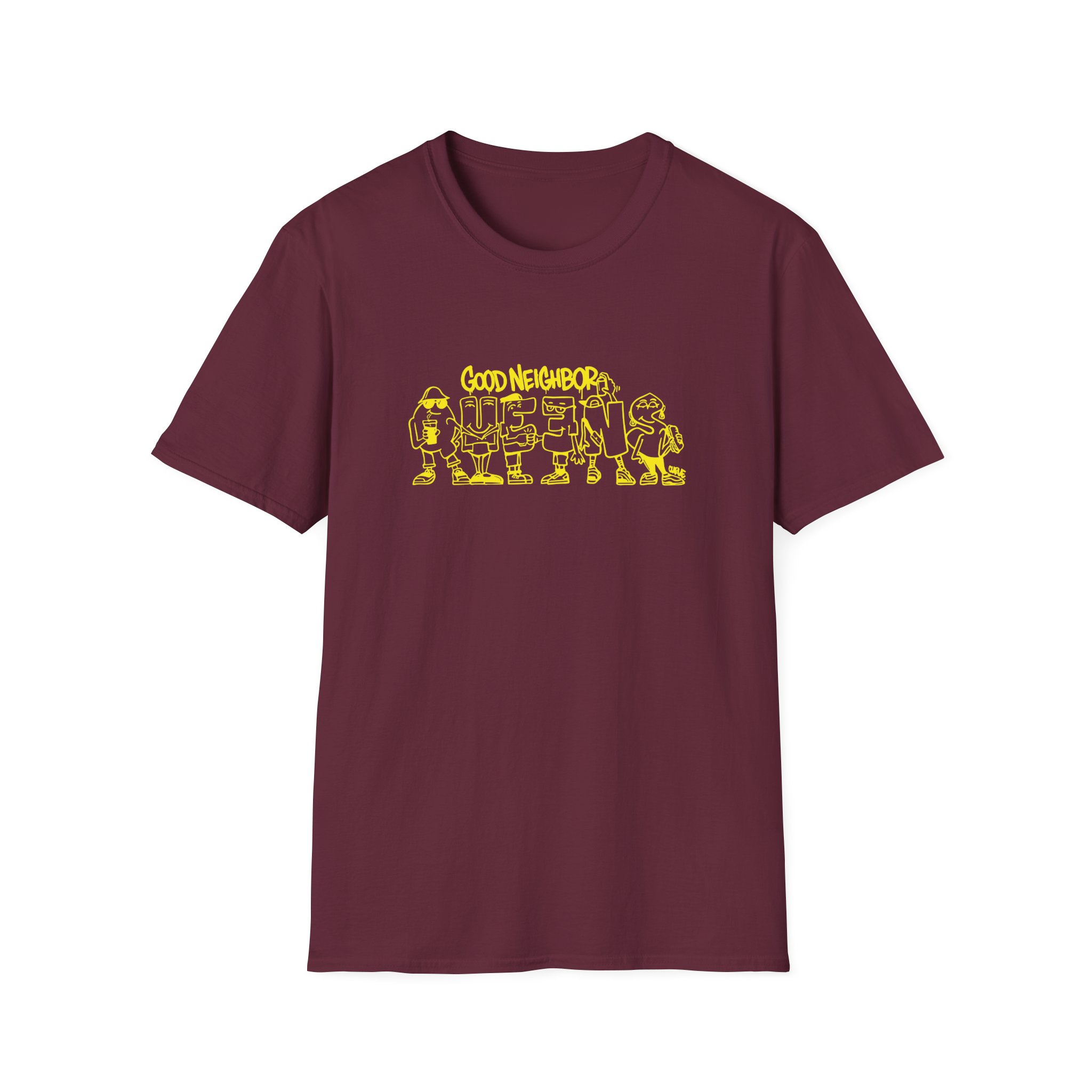 Good Neighbours Queens Unisex Softstyle T-Shirt