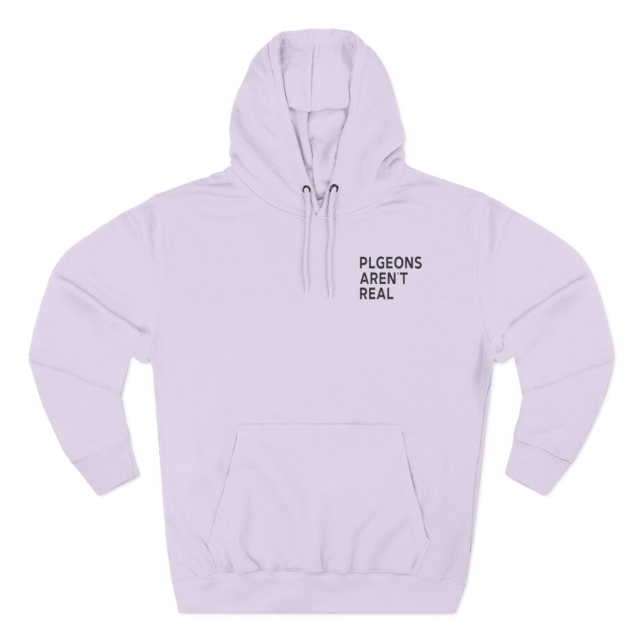 Birds Arent Real I am a Lie Three-Panel Fleece Hoodie