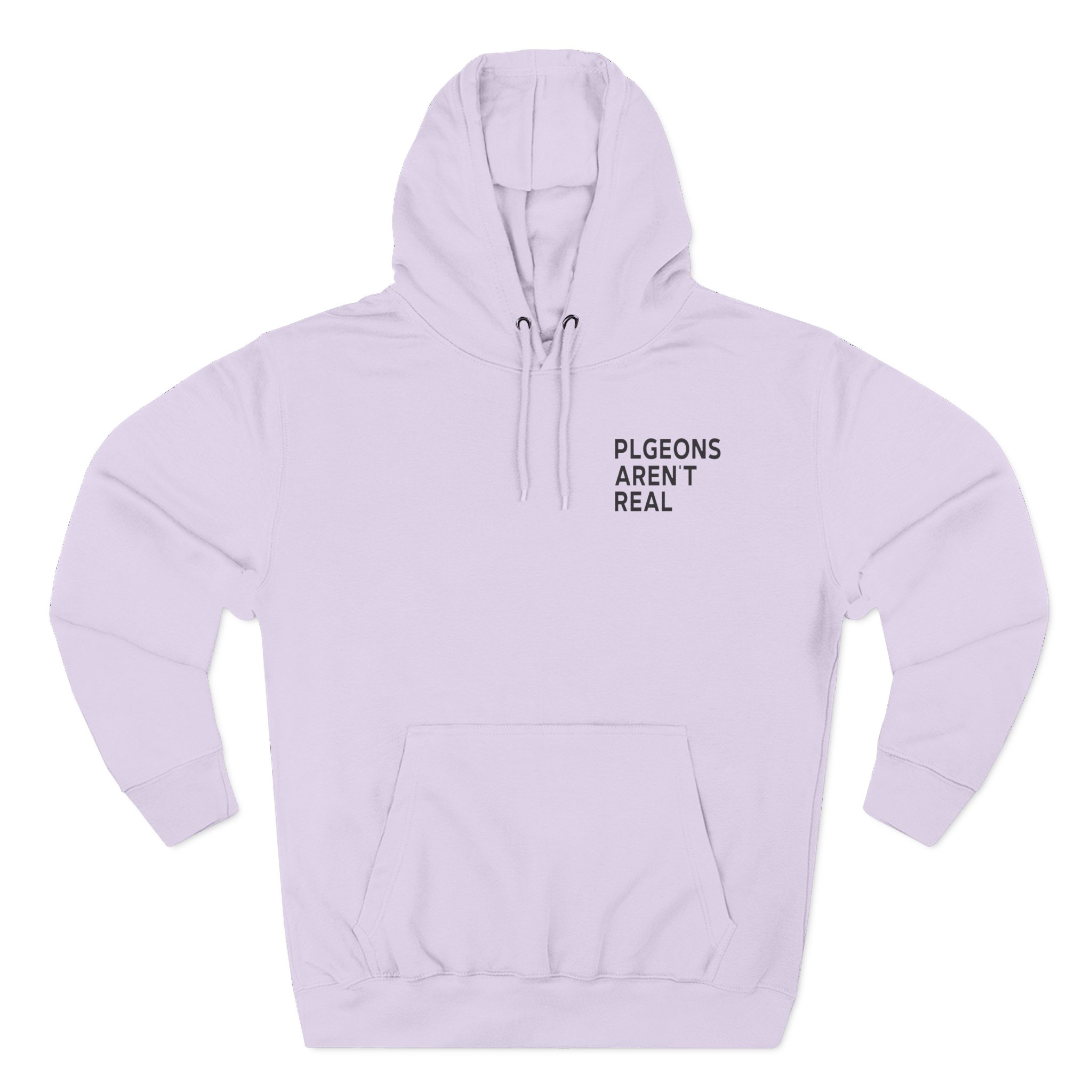 Birds Arent Real I am a Lie Three-Panel Fleece Hoodie