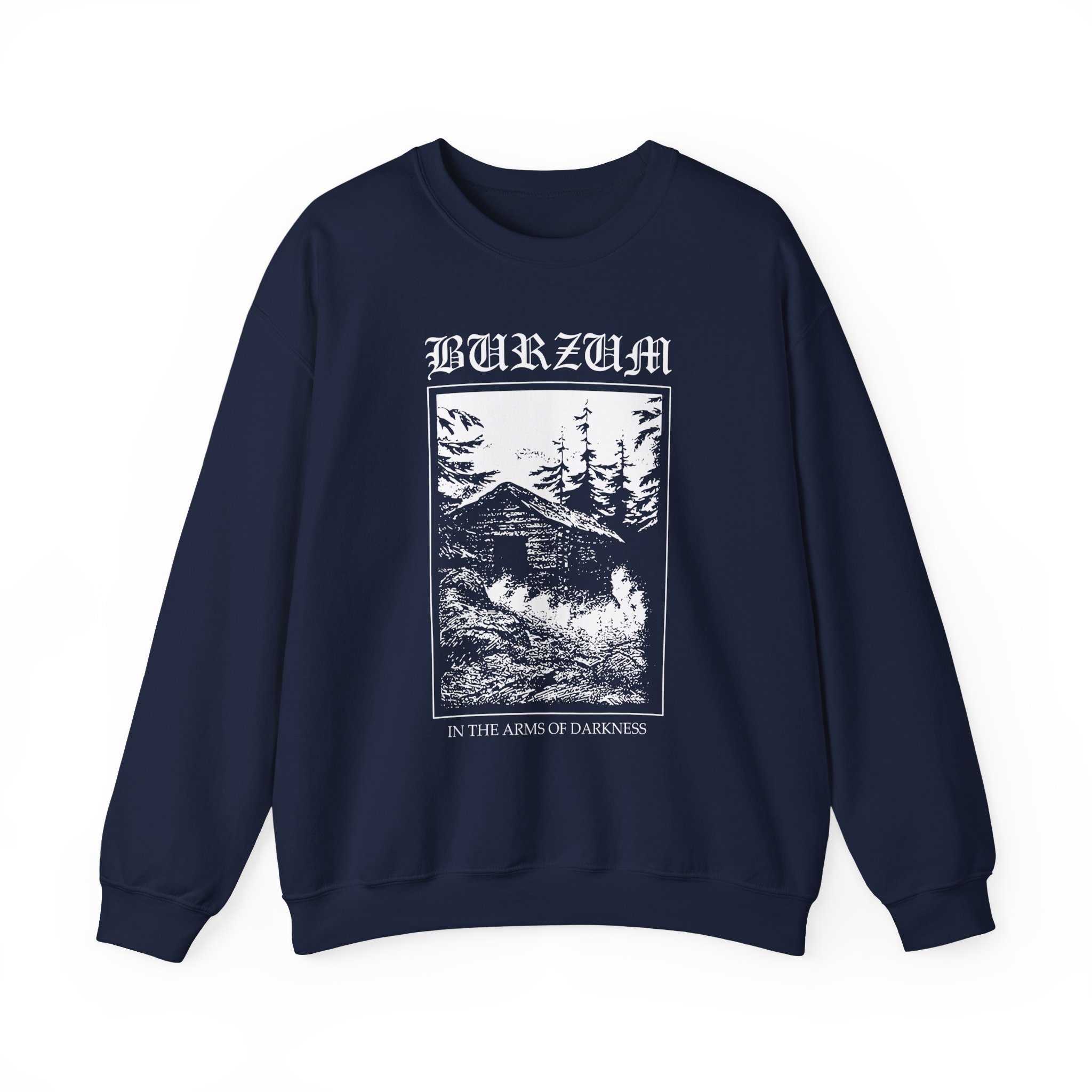 Burzum in the Arms of Darkness Unisex Heavy Blendâ„¢ Crewneck Sweatshirt