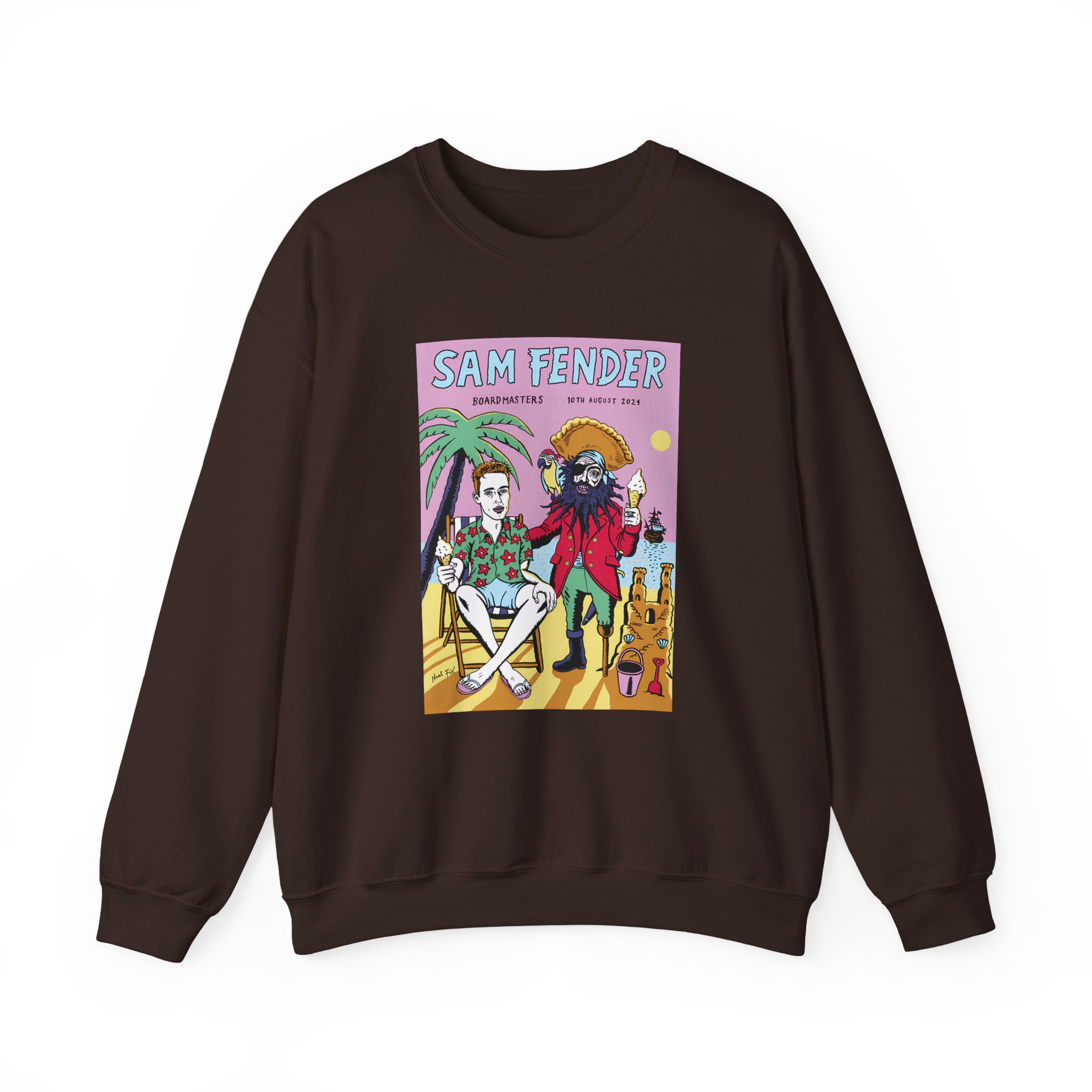 Sam Fender Beach Pirate Unisex Heavy Blendâ„¢ Crewneck Sweatshirt