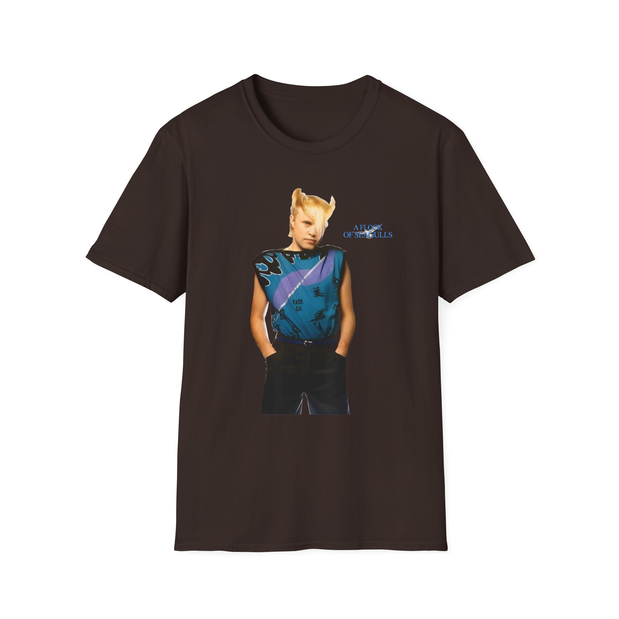 A Flock of Seagulls Mike Score Unisex Softstyle T-Shirt