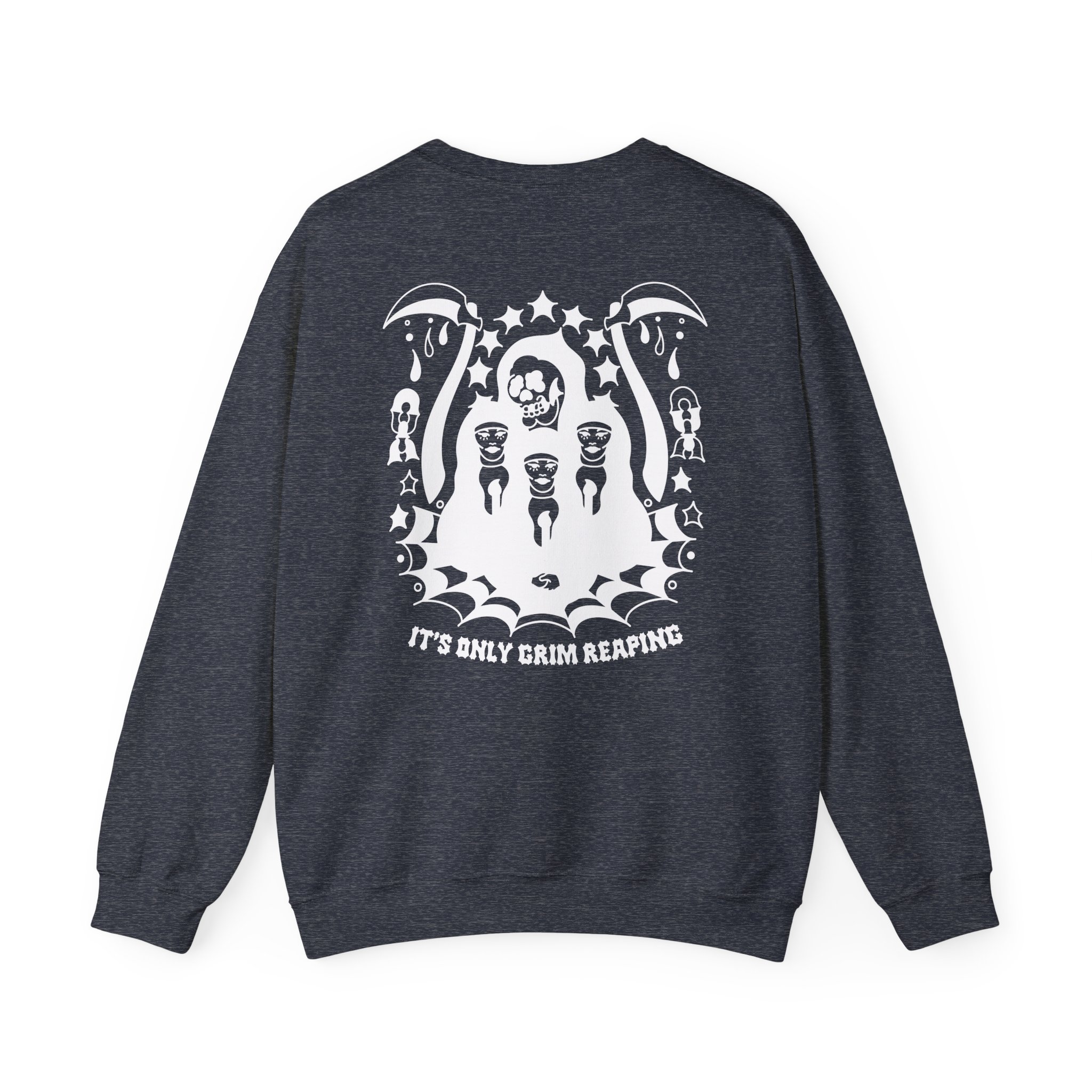 Pup Grim Reaping Unisex Heavy Blendâ„¢ Crewneck Sweatshirt