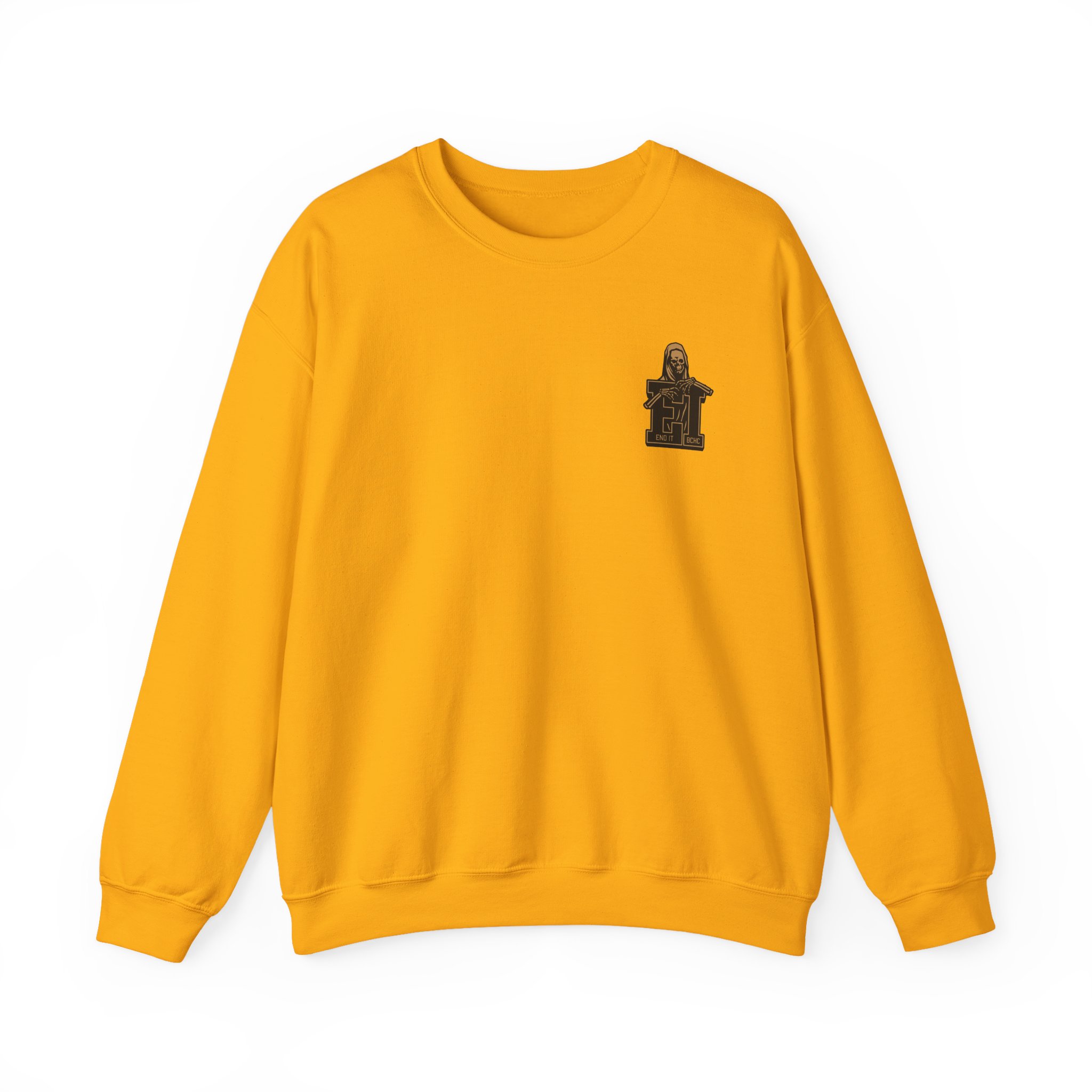 End It Bchc Reaper Emblem Unisex Heavy Blendâ„¢ Crewneck Sweatshirt