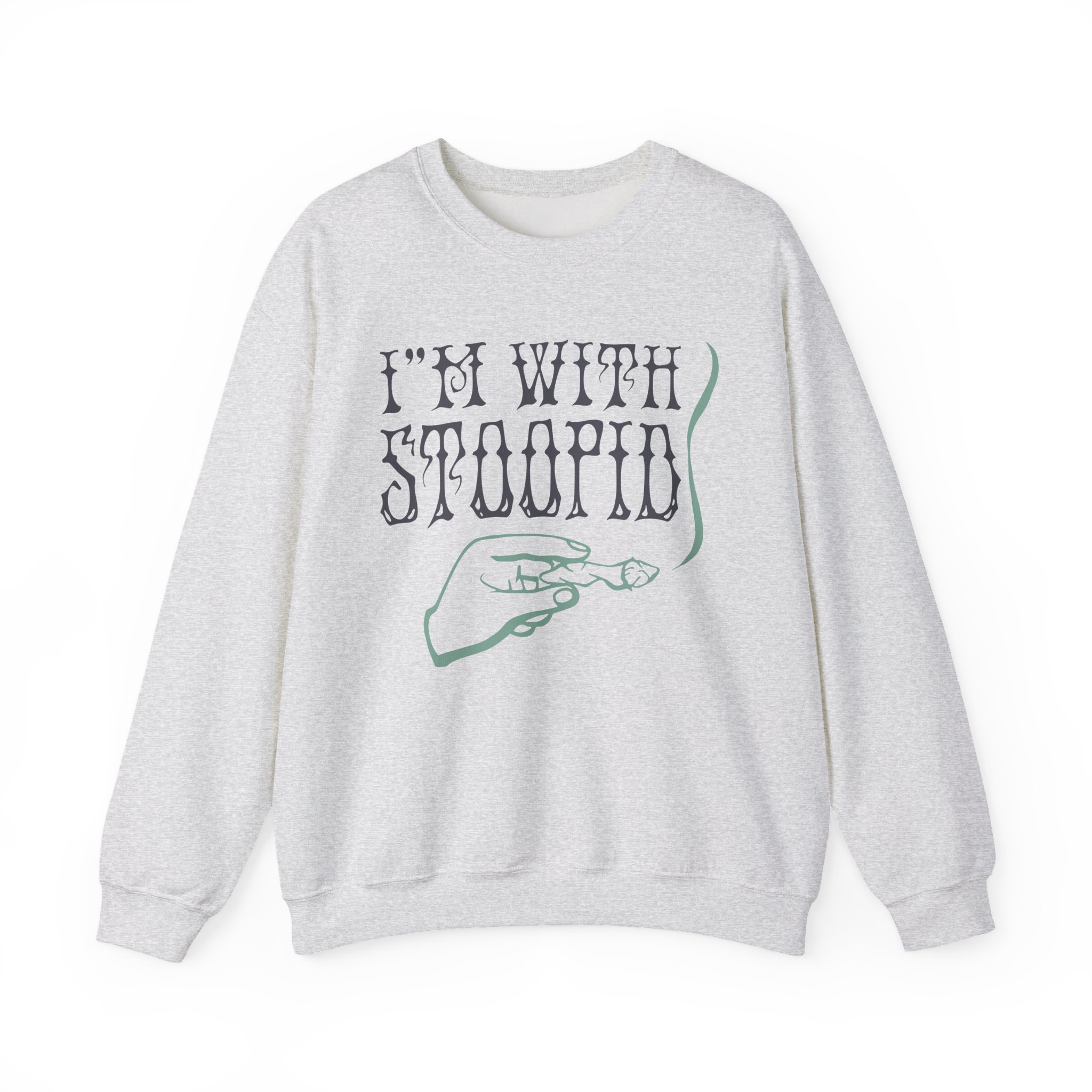 Slightly Stoopid I'm With Stoopid Unisex Heavy Blendâ„¢ Crewneck Sweatshirt