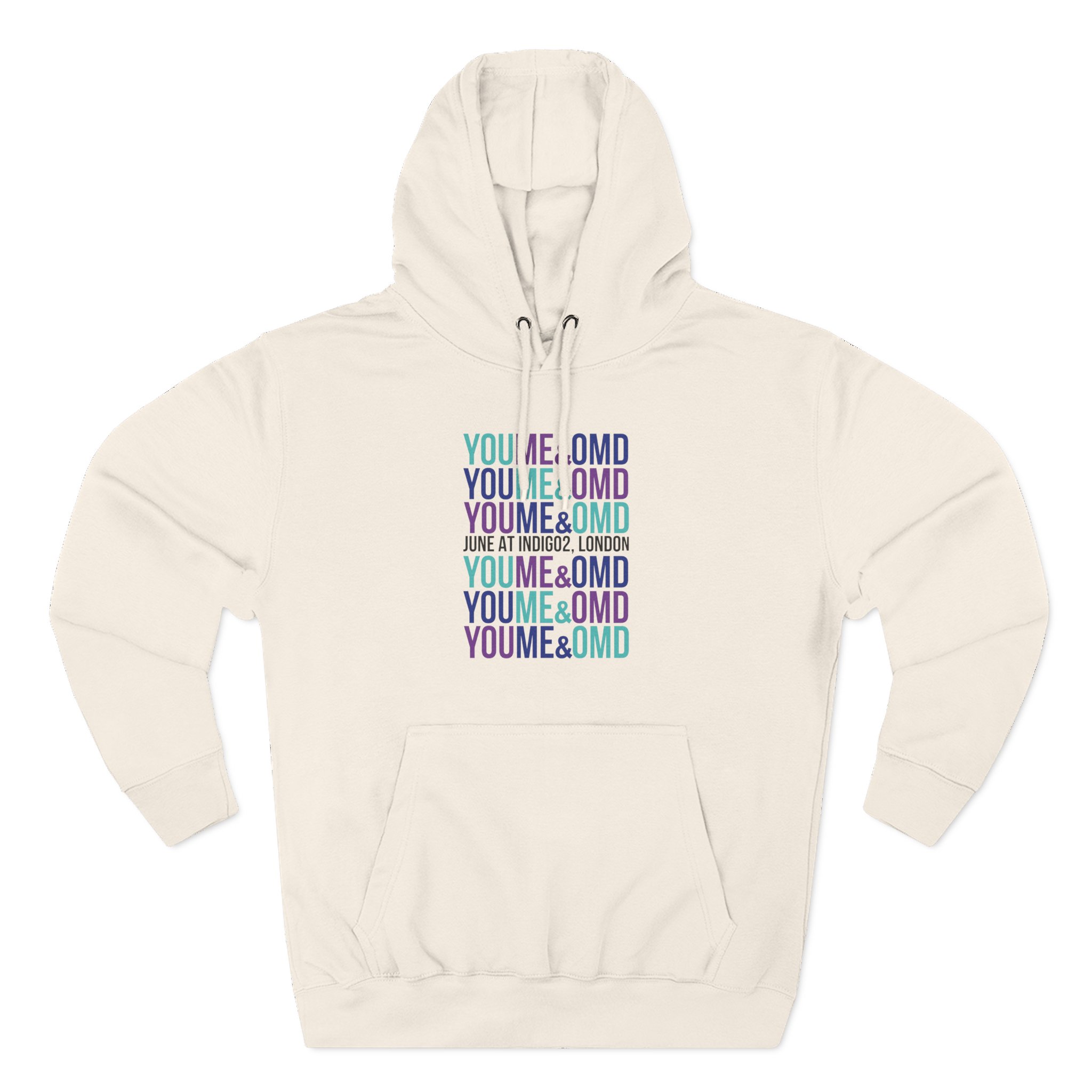 Omd Three-Panel Fleece Hoodie