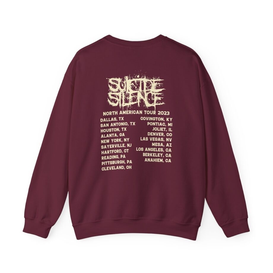 Suicide Silence Rymd Cover Tour 2023 Unisex Heavy Blend™ Crewneck Sweatshirt