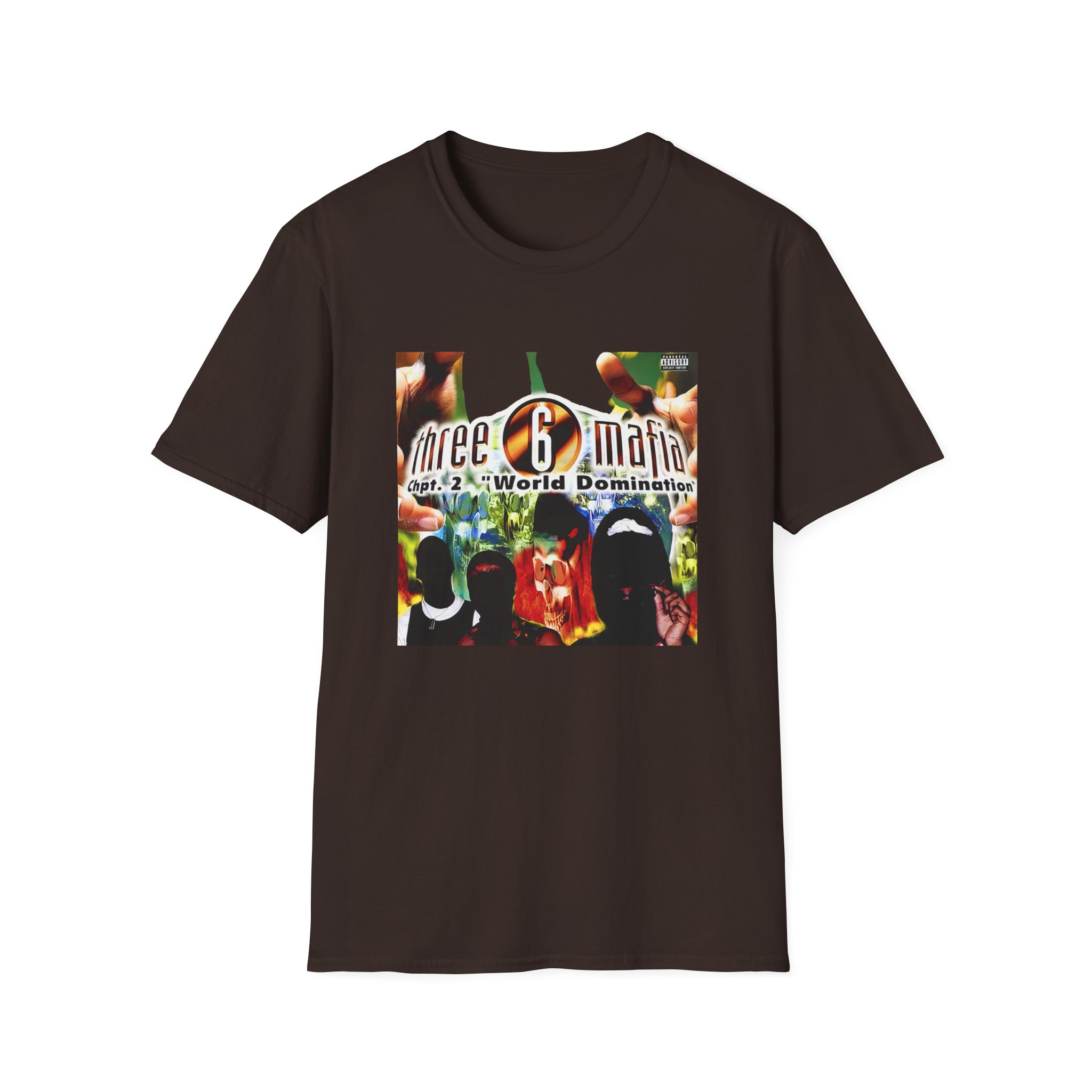 Three 6 Mafia Cover WD Unisex Softstyle T-Shirt