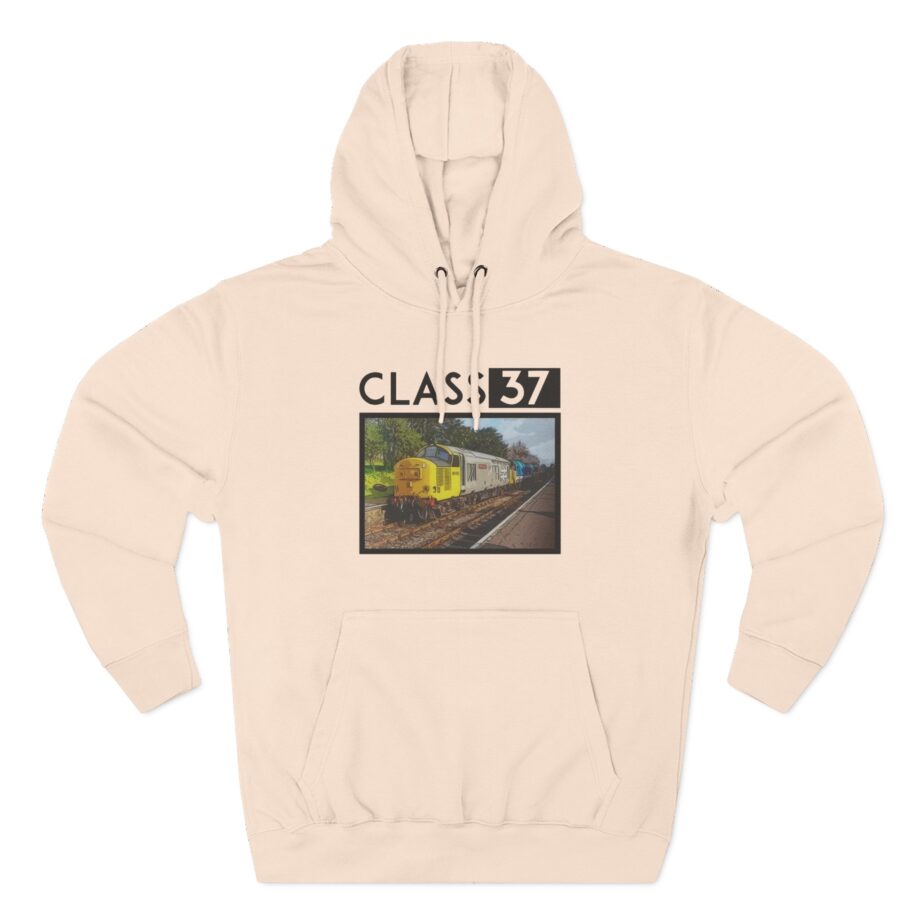 Ryan Windridge Class 37 Train Three-Panel Fleece Hoodie