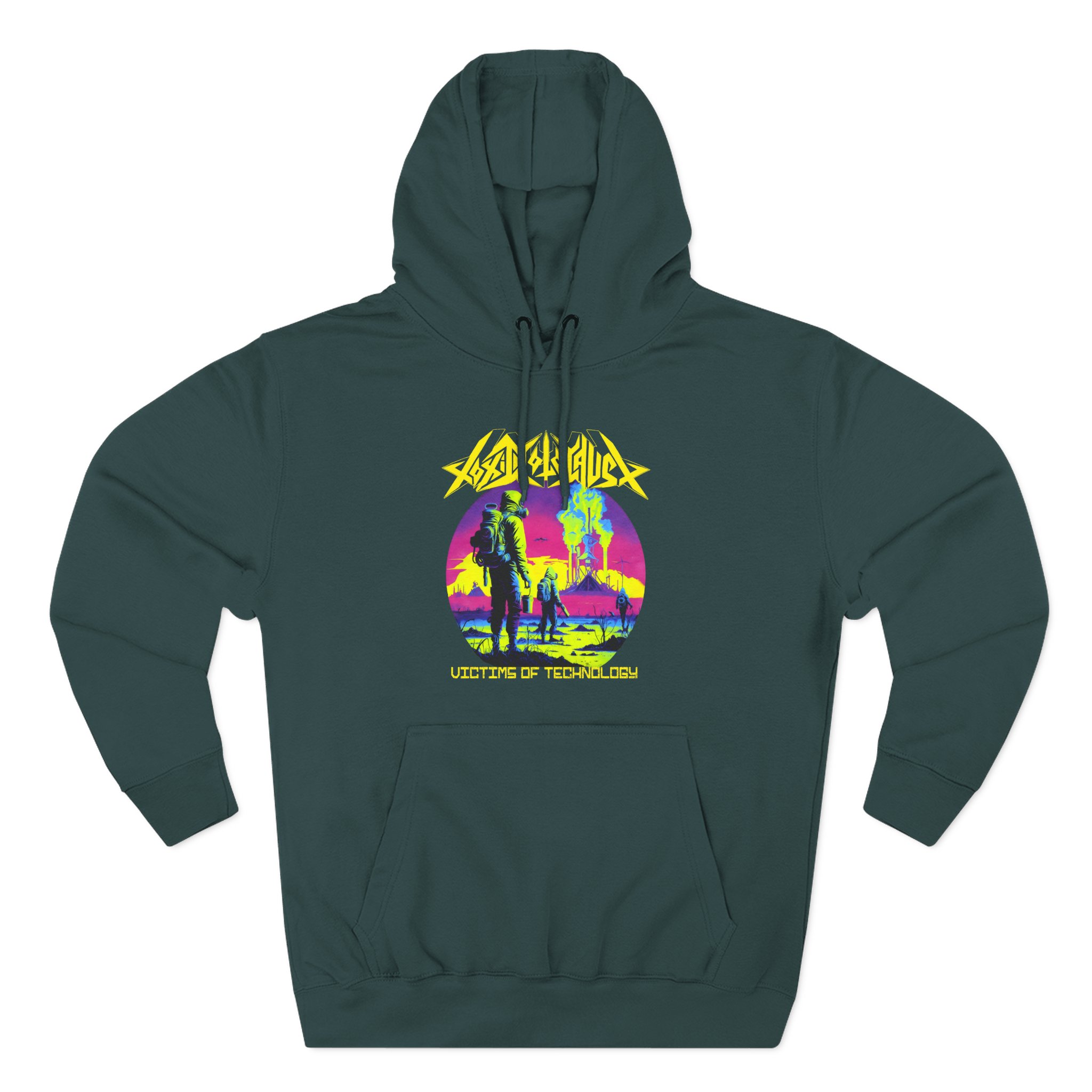 Toxic Holocaust Victims of Technology Three-Panel Fleece Hoodie