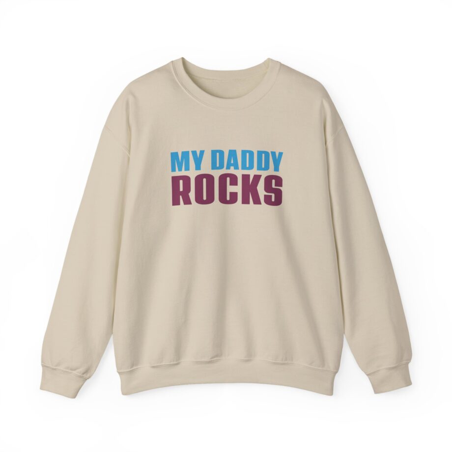 JLS My Daddy Rocks Unisex Heavy Blend™ Crewneck Sweatshirt