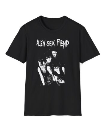 Alien Sex Fiend Band Photo Unisex Softstyle T-Shirt