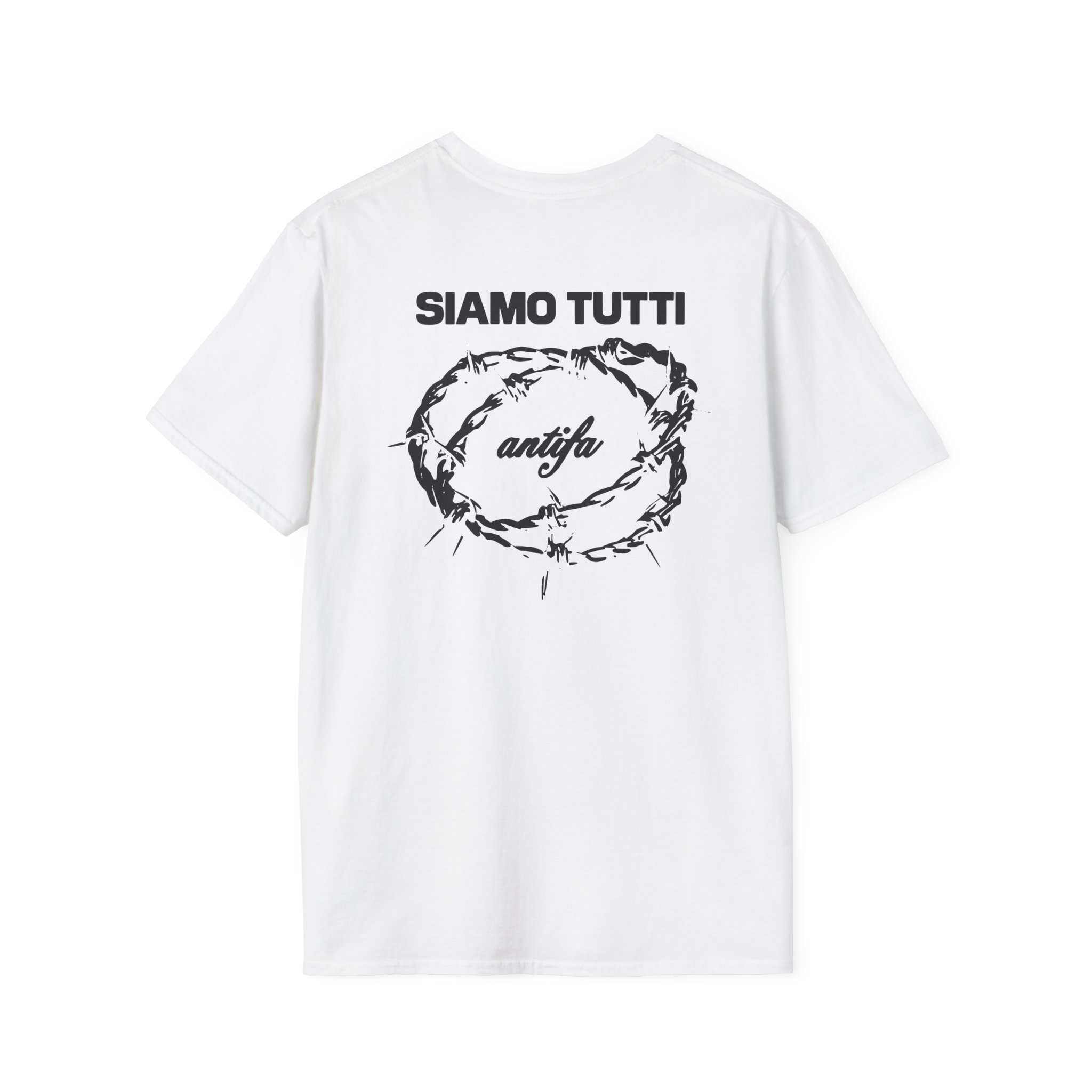 Disarstar Siamo Tutti Antifa Unisex Softstyle T-Shirt