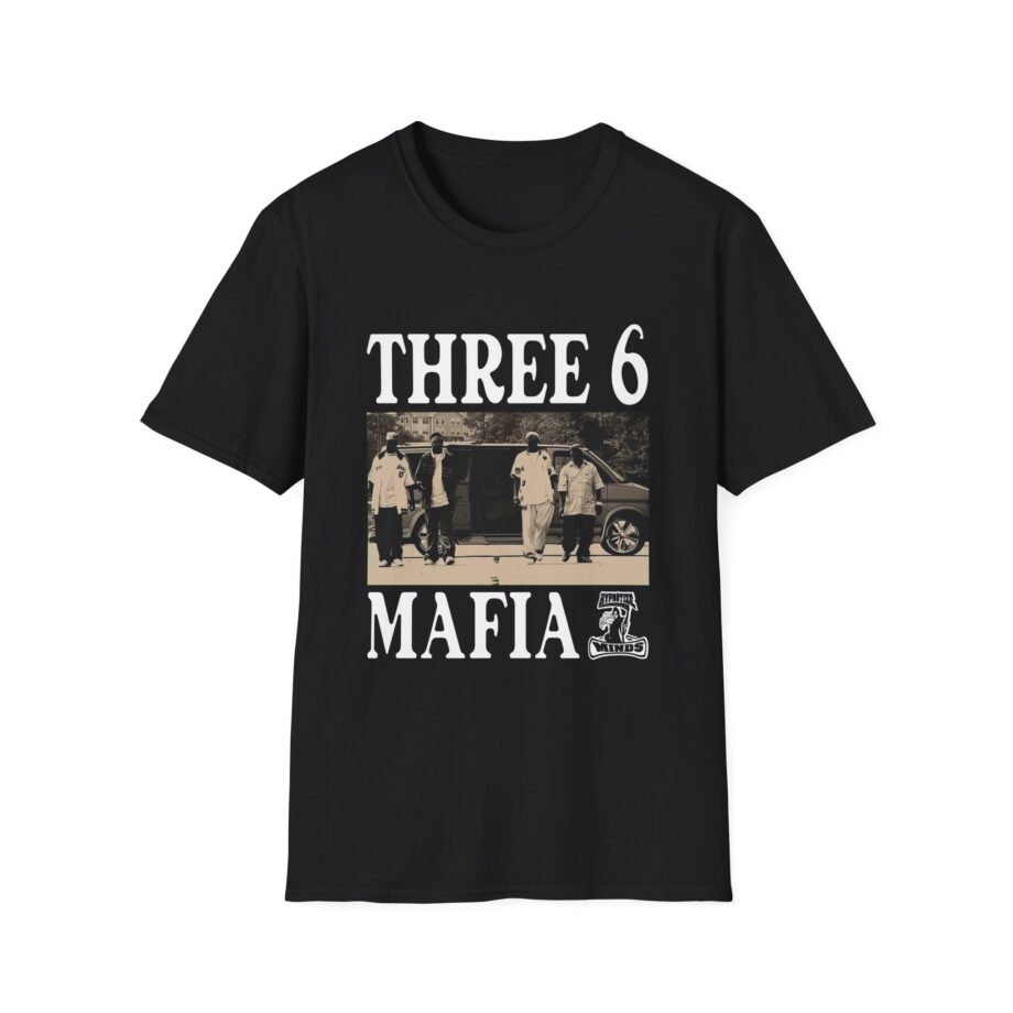 Three 6 Mafia Ridin Spinners Unisex Softstyle T-Shirt