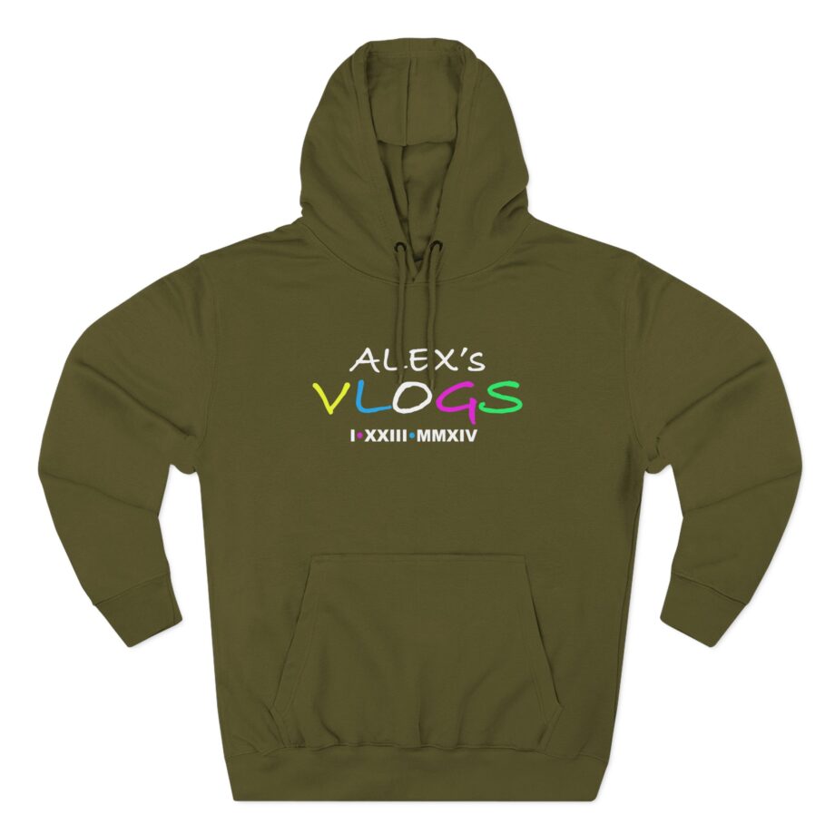 Alex Warren VLOGS Three-Panel Fleece Hoodie