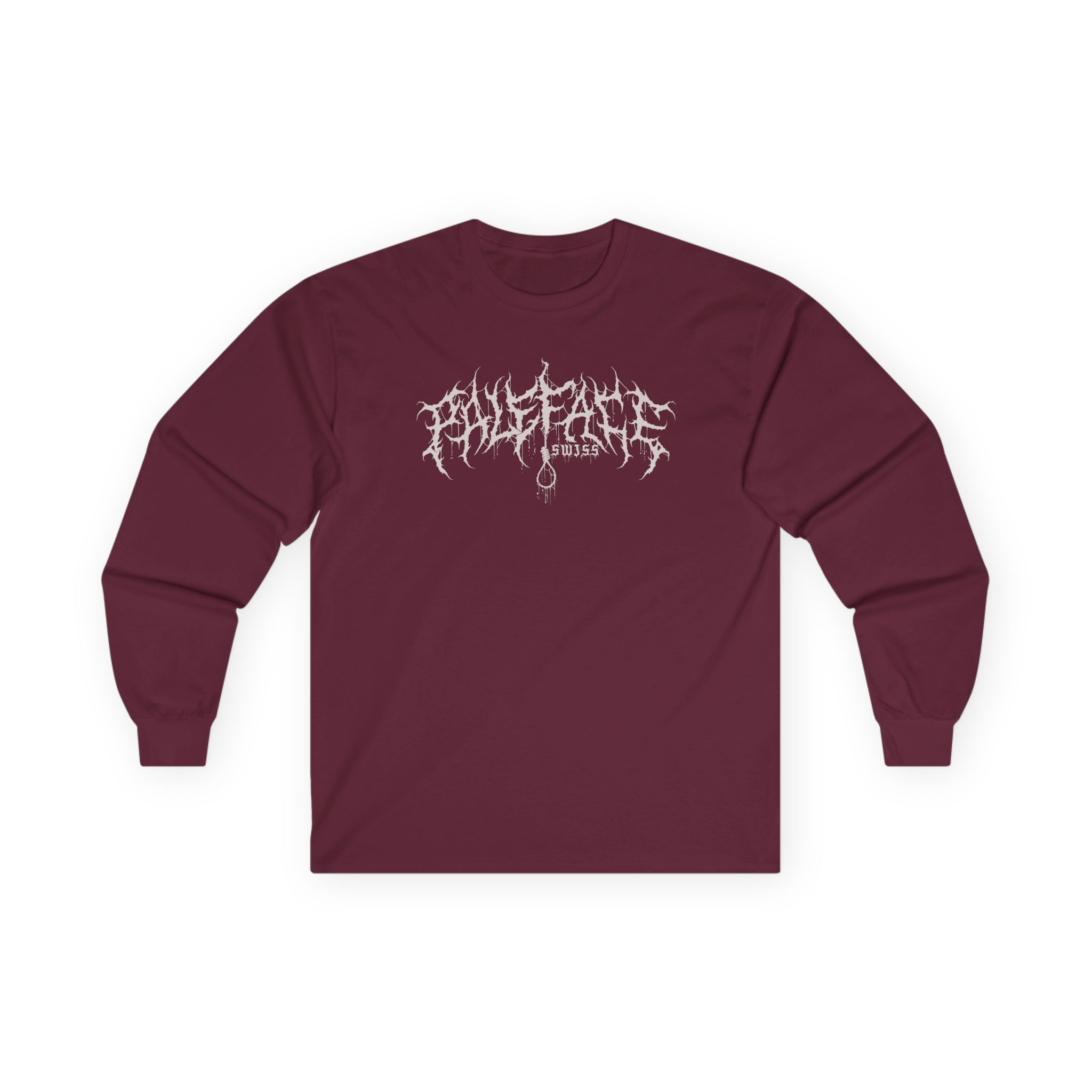 Paleface Washed Out Premium Logo Unisex Ultra Cotton Long Sleeve Tee