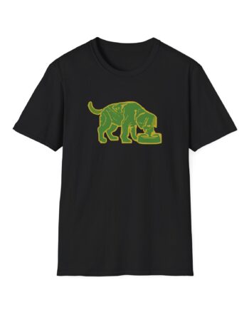 Niko B Green Pixel Dog Unisex Softstyle T-shirt