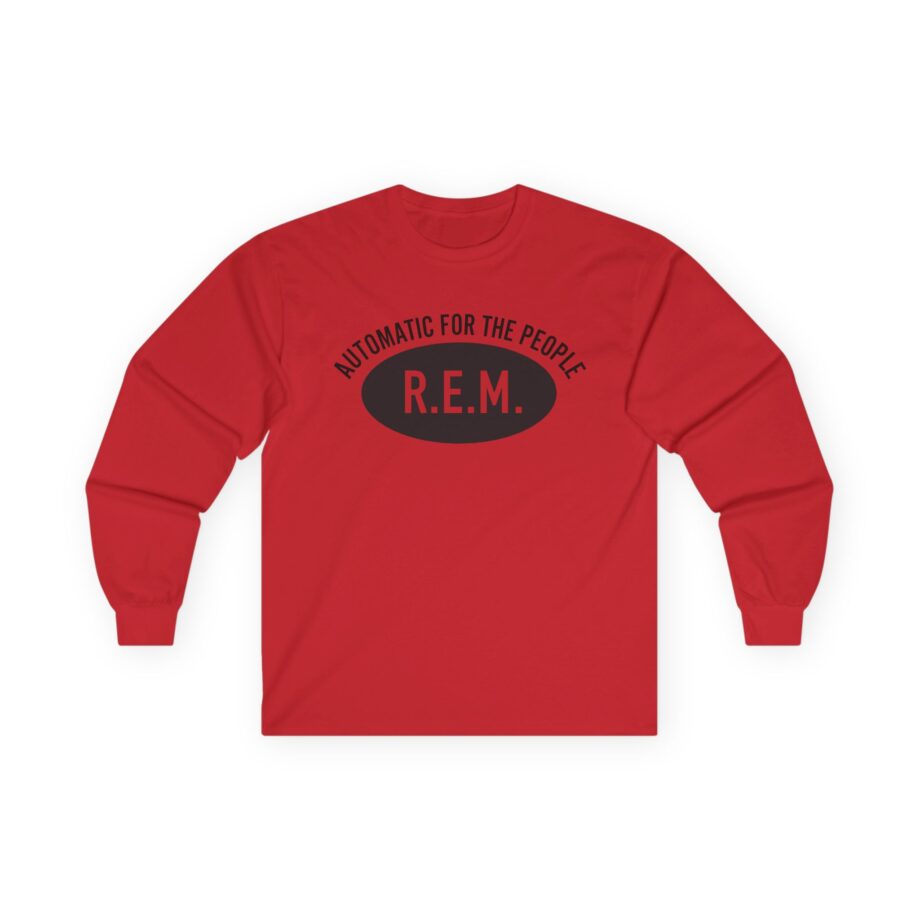 Rem Automatic for the People Unisex Ultra Cotton Long Sleeve Tee