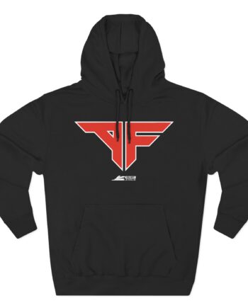 Three-Panel Fleece Hoodie