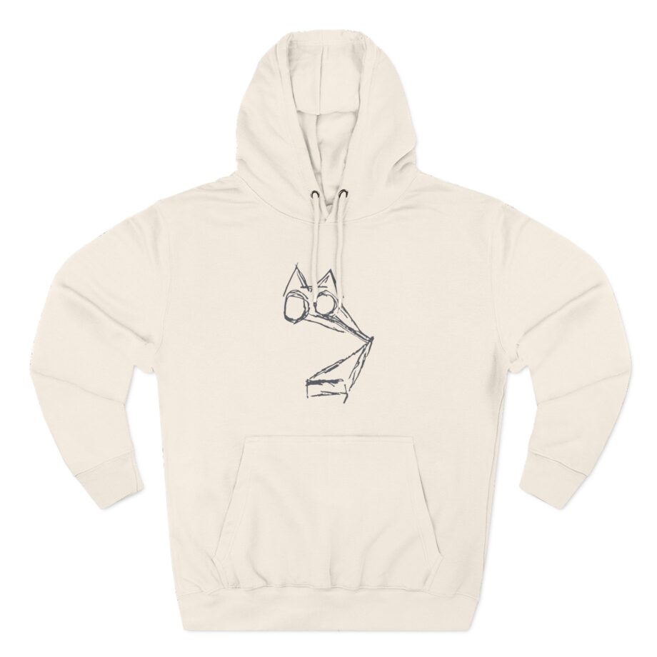 Rem What Noisy Cats Are We Three-Panel Fleece Hoodie