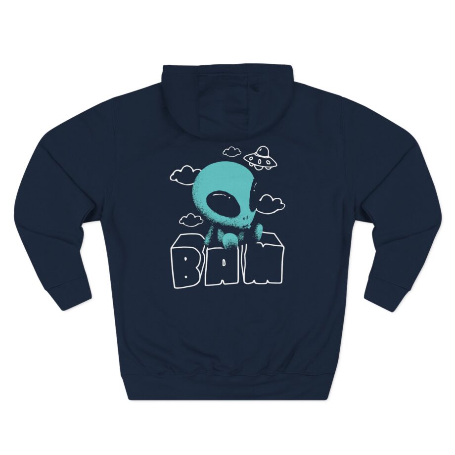 Kanel Joseph Baby Alien Menace Three-Panel Fleece Hoodie