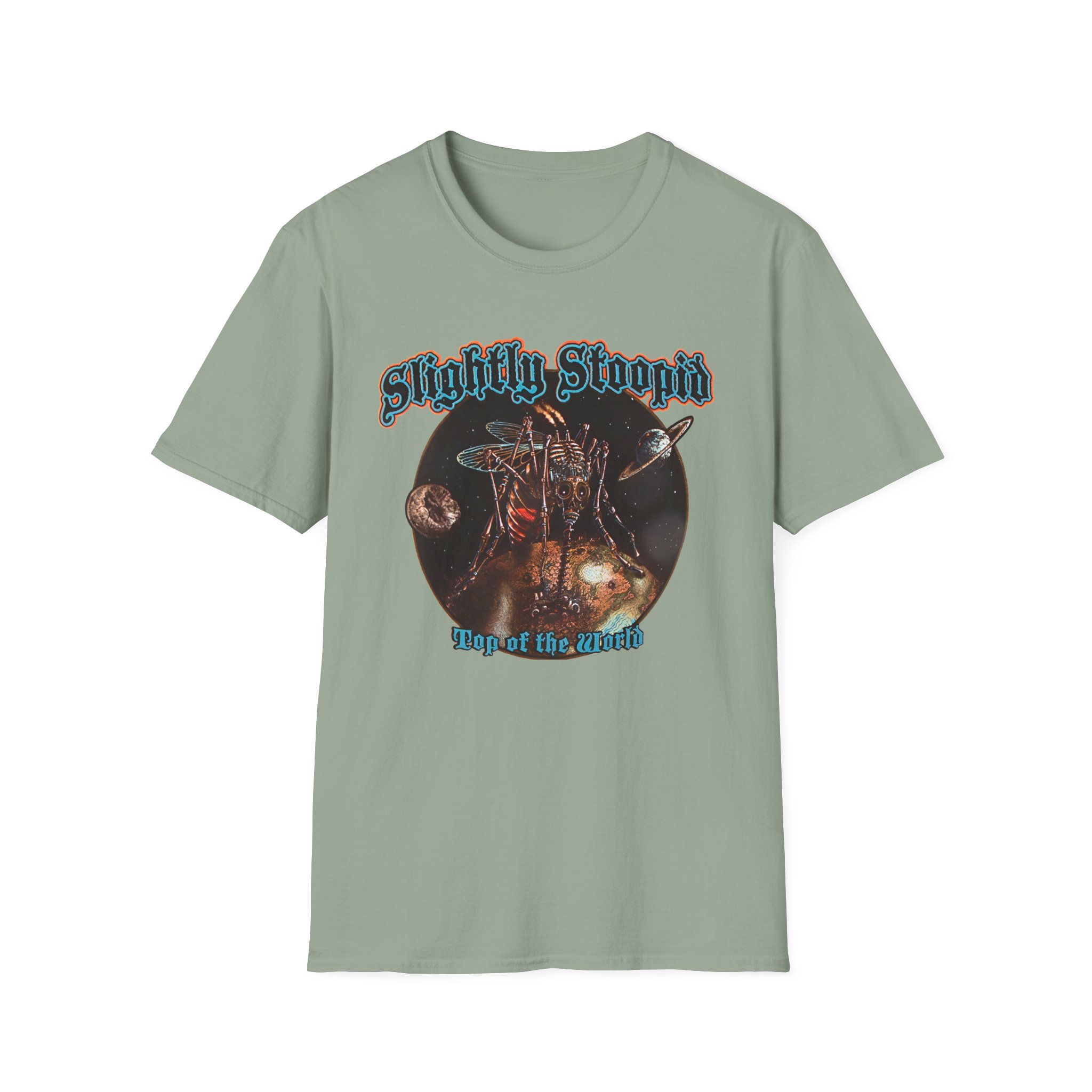 Slightly Stoopid Top of the World Golden Goods Unisex Softstyle T-Shirt