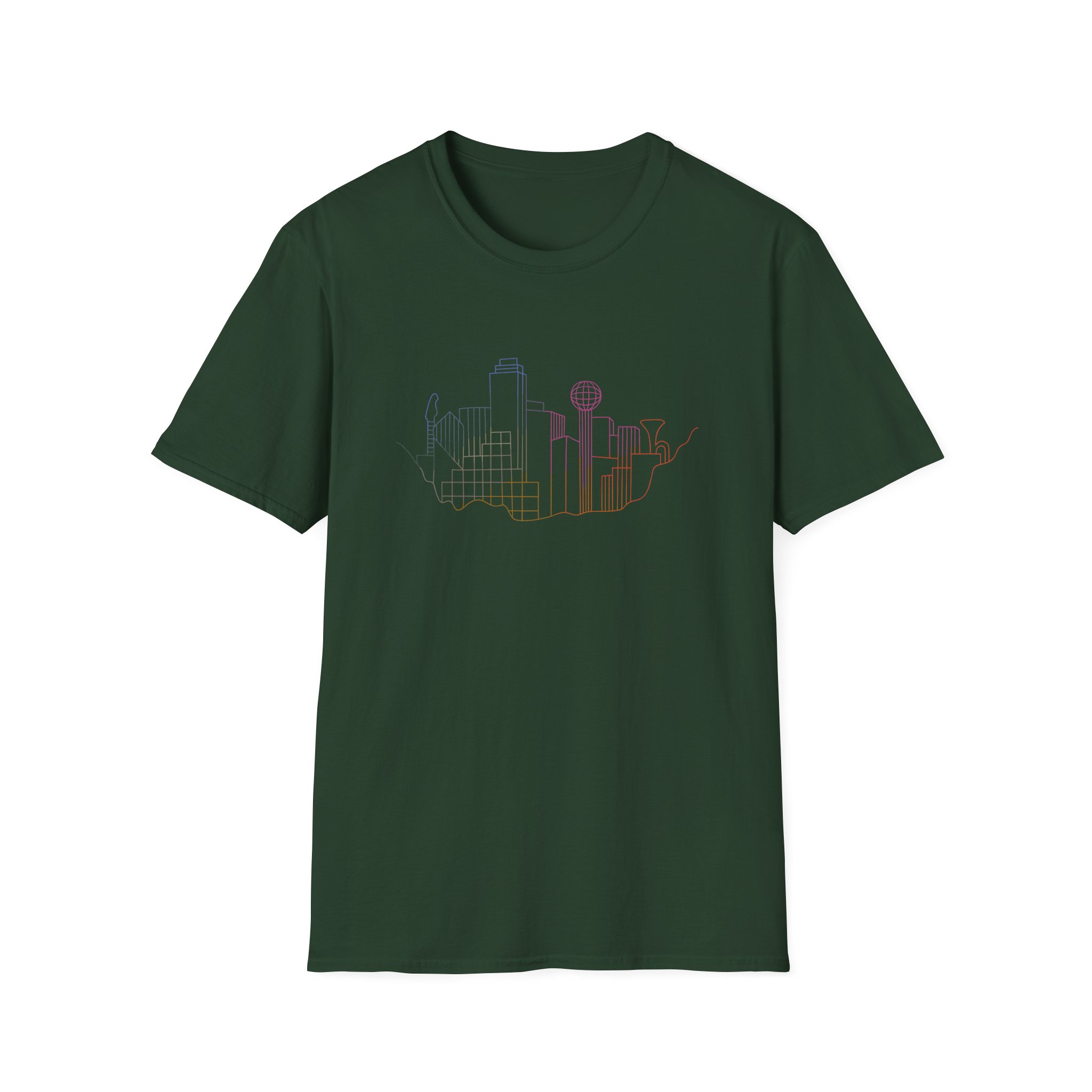 Snarky Puppy Empire Central Skyline Unisex Softstyle T-shirt