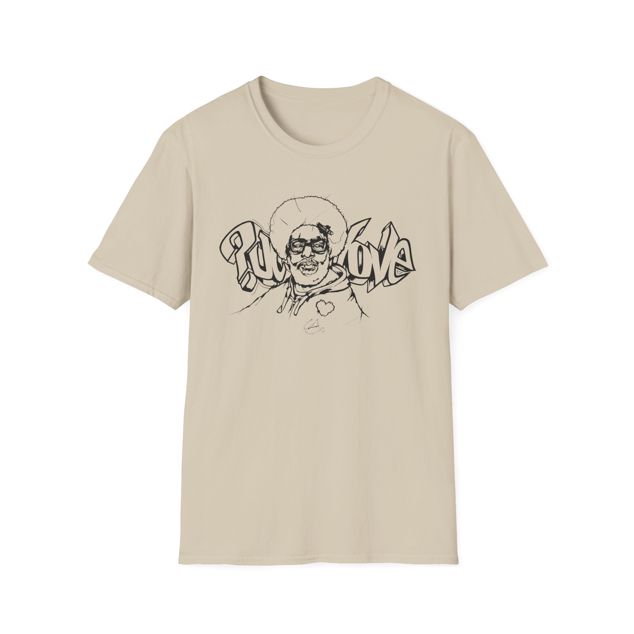 The Roots Questlove Sketch Unisex Softstyle T-Shirt