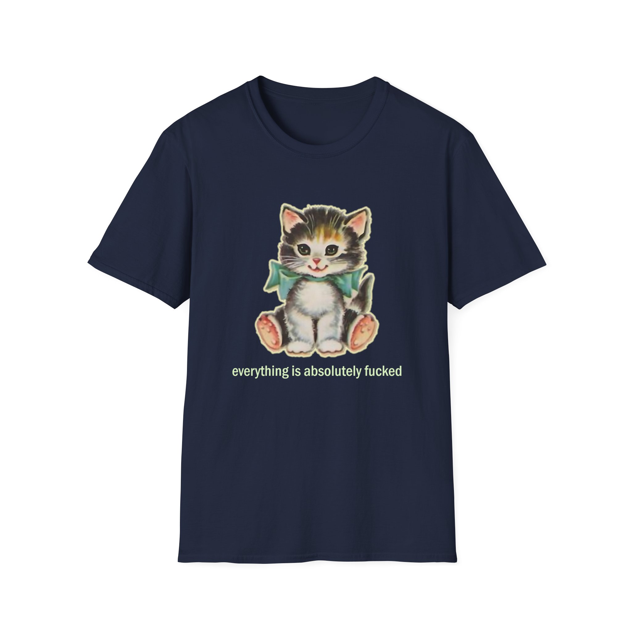 Paleface Cursed Cat Unisex Softstyle T-shirt