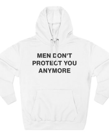 Jenny Holzer Men Don´t Protect You Anymore Three-Panel Fleece Hoodie