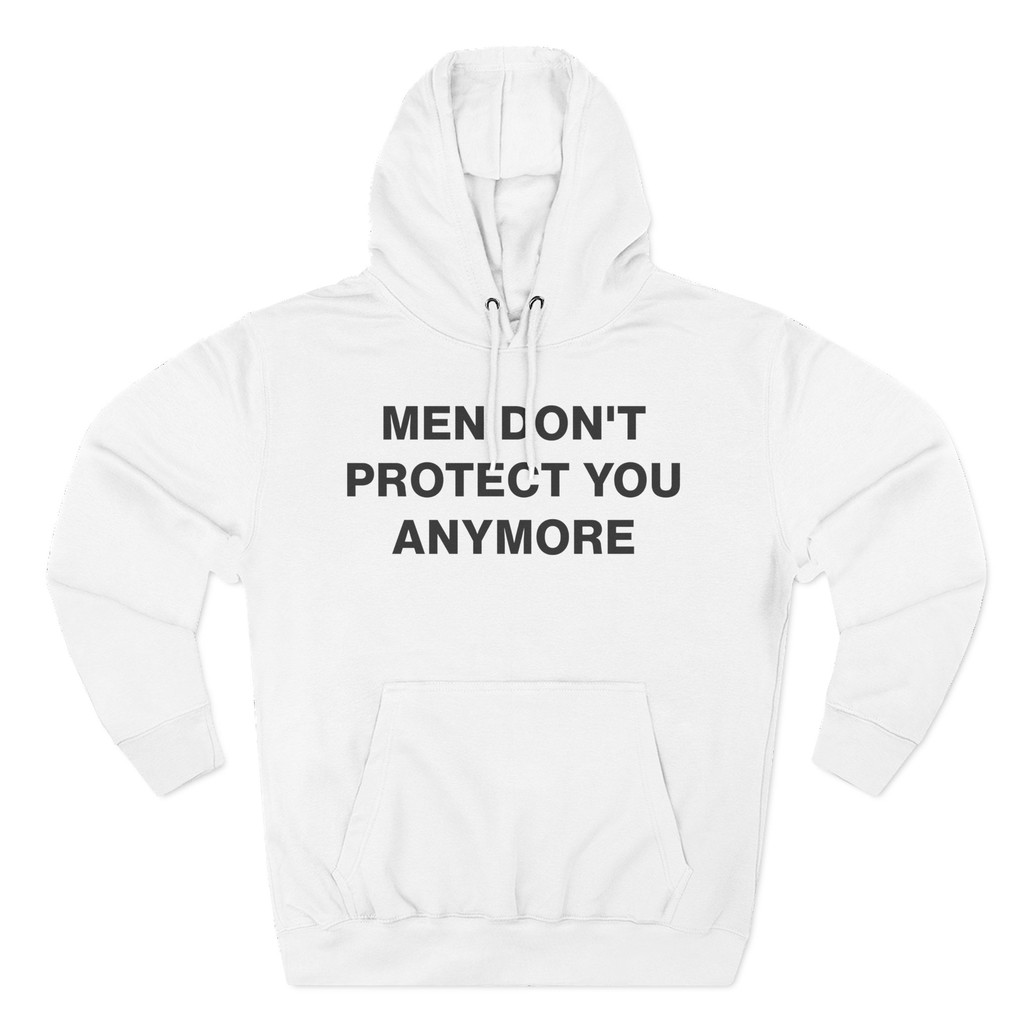 Jenny Holzer Men Don“t Protect You Anymore Three-Panel Fleece Hoodie