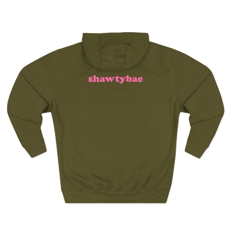 Shawty Bae What You Mean Three-Panel Fleece Hoodie
