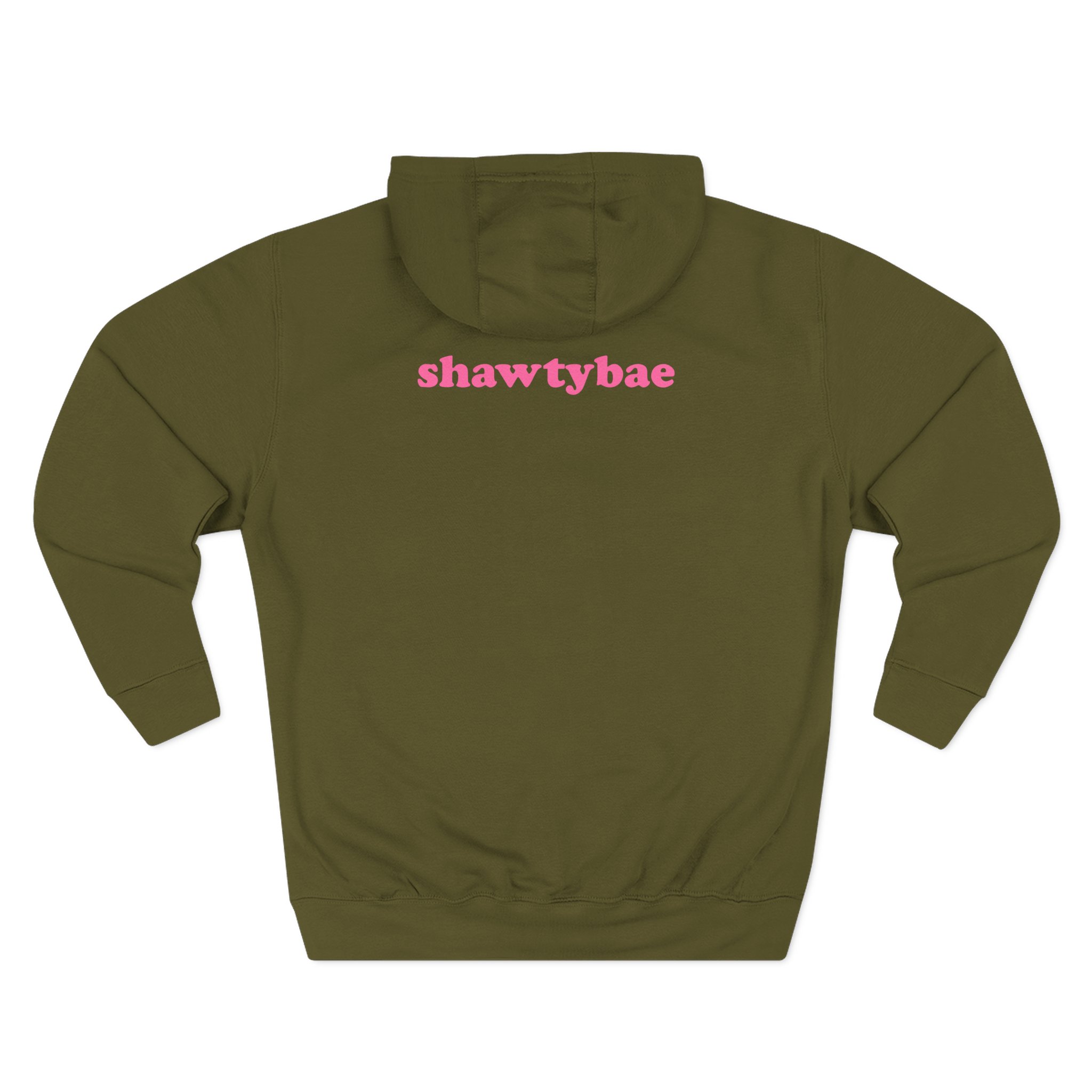 Shawty Bae What You Mean Three-Panel Fleece Hoodie