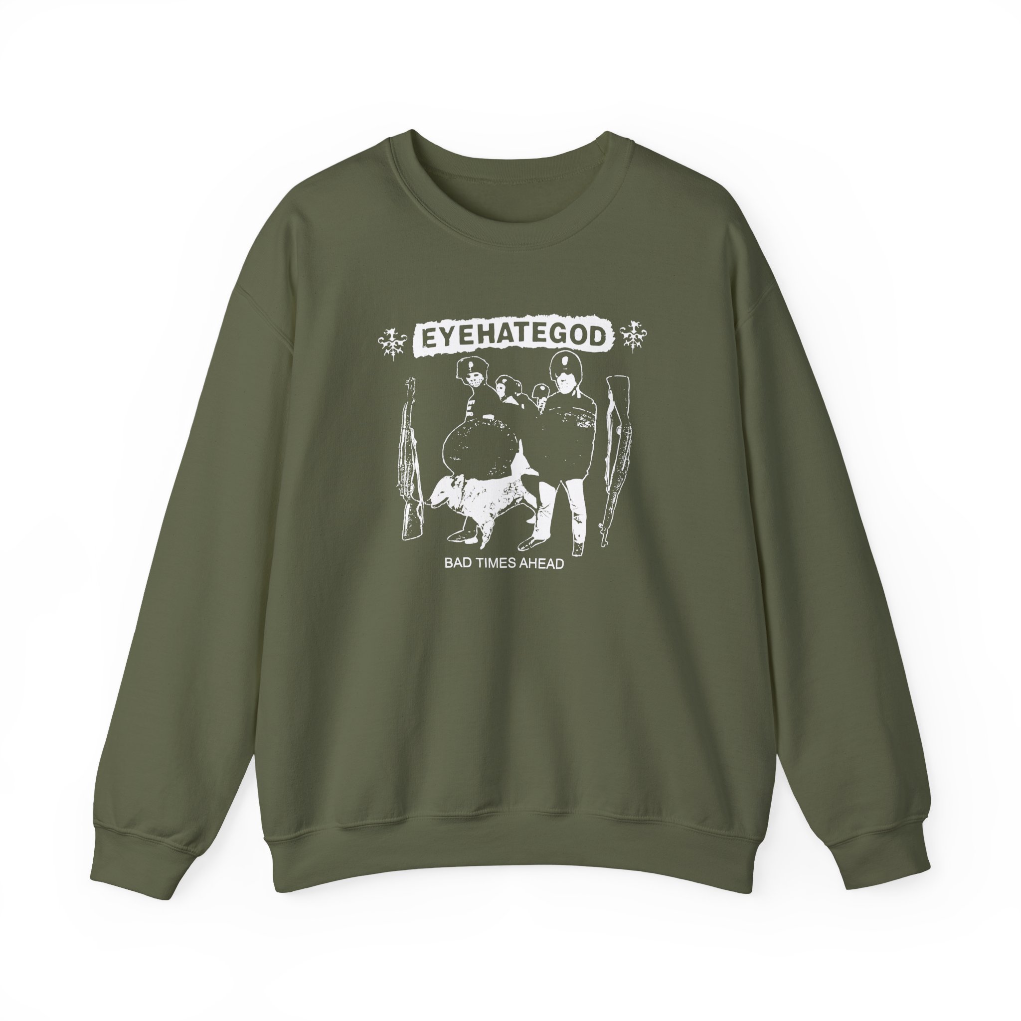 Eyehategod Bad Times Ahead Unisex Heavy Blendâ„¢ Crewneck Sweatshirt