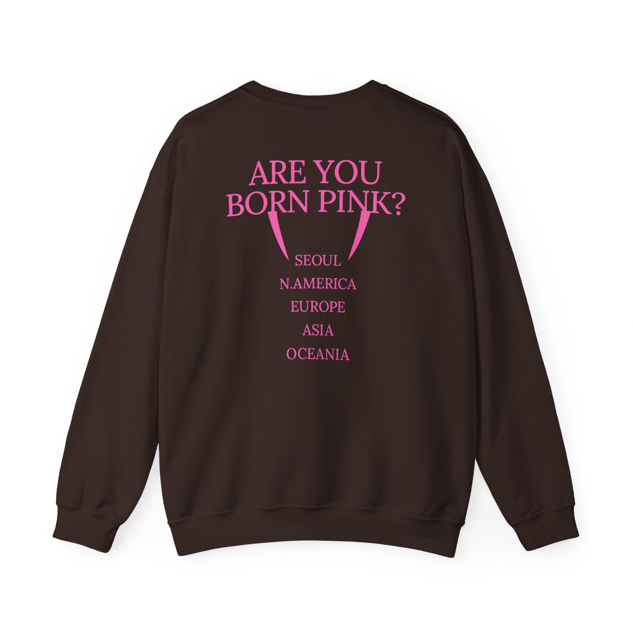 B Are You Born Pink Unisex Heavy Blendâ„¢ Crewneck Sweatshirt