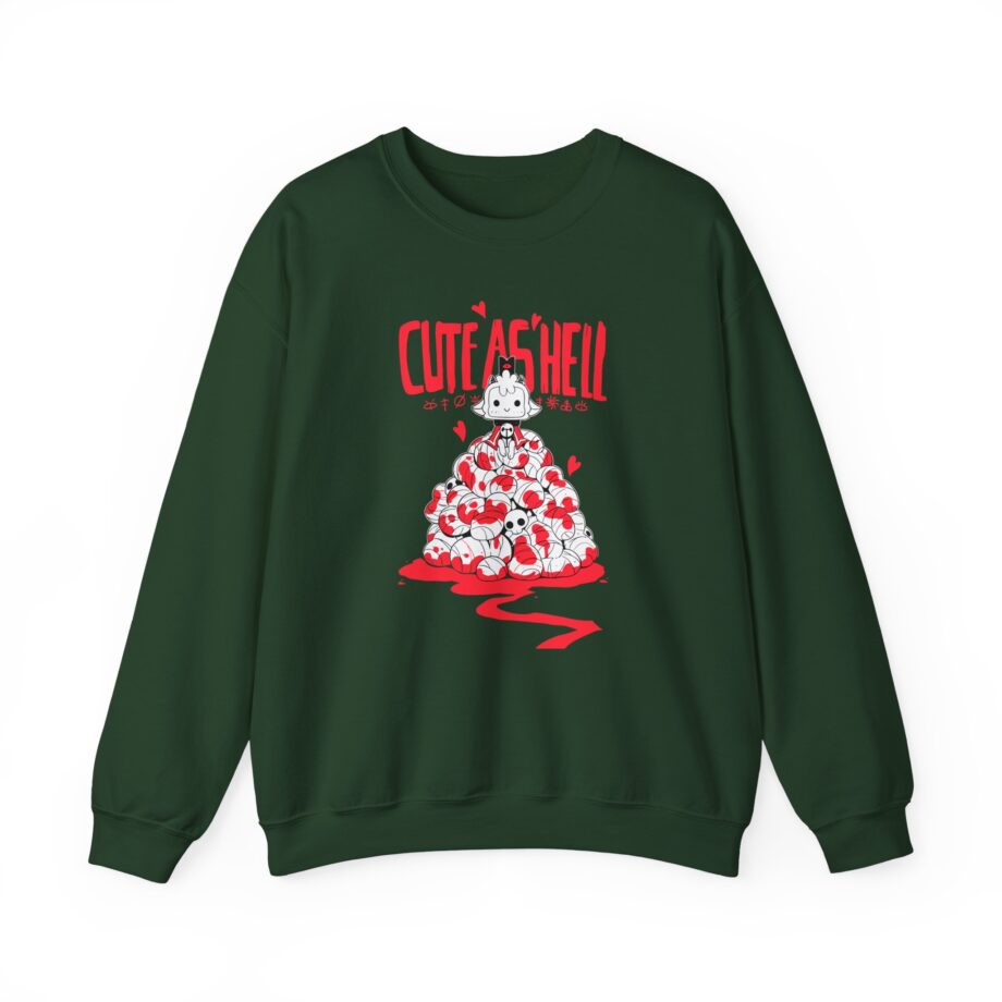 Cult of the Lamb Cute as Hell Unisex Heavy Blend™ Crewneck Sweatshirt