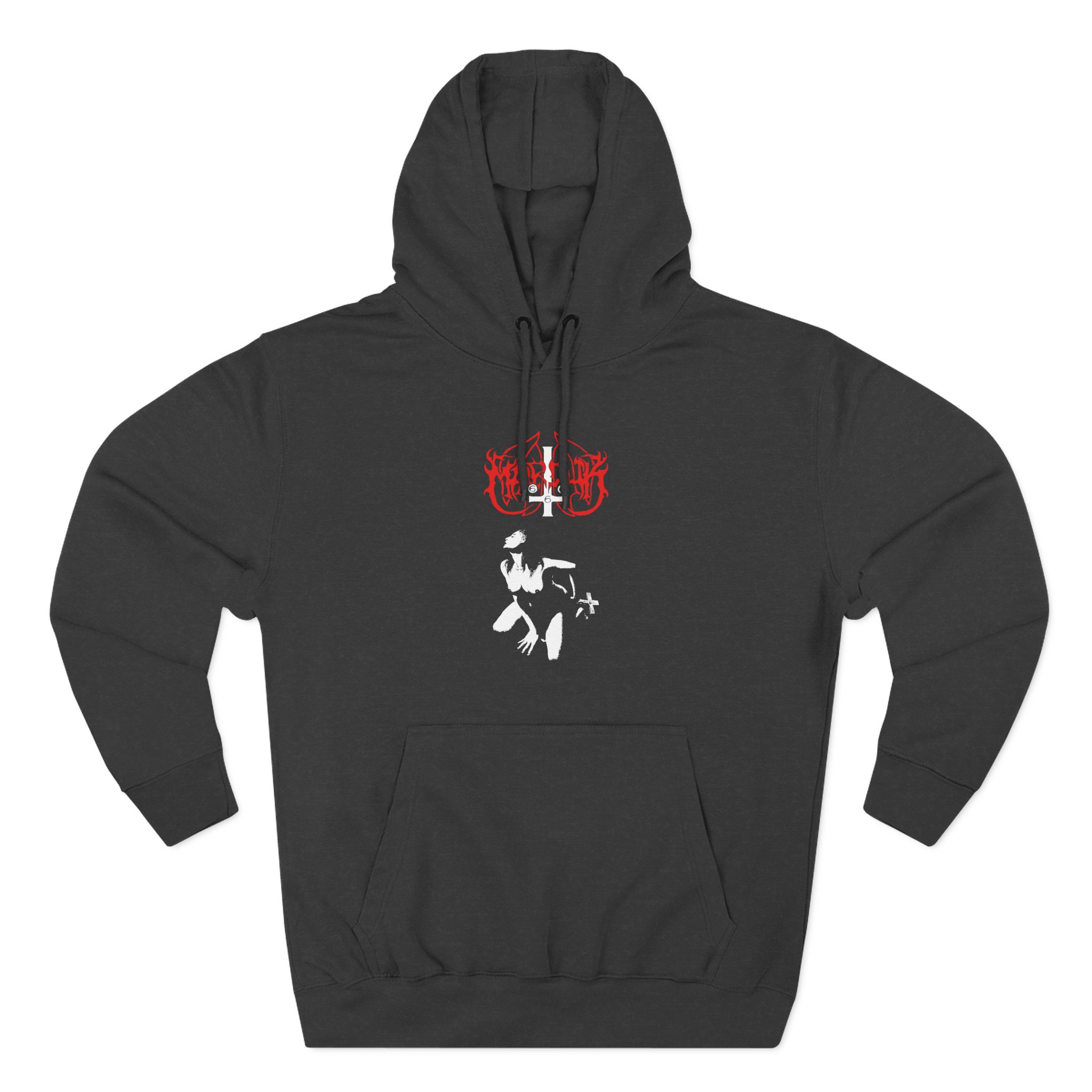 Marduk Fuck Me Jesus Three-Panel Fleece Hoodie