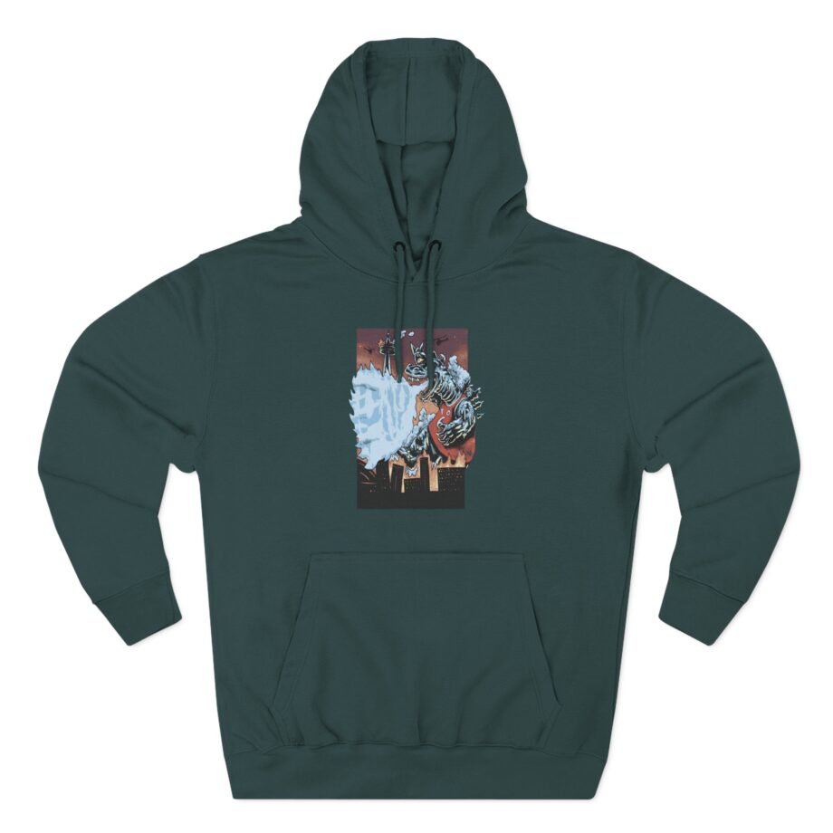 Pupzilla Three-Panel Fleece Hoodie