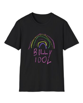 Billy Idol Rainbow Unisex Softstyle T-Shirt