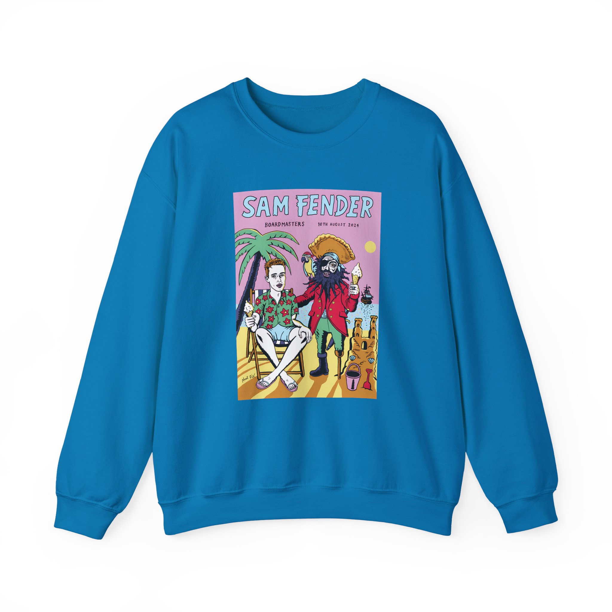 Sam Fender Beach Pirate Unisex Heavy Blendâ„¢ Crewneck Sweatshirt