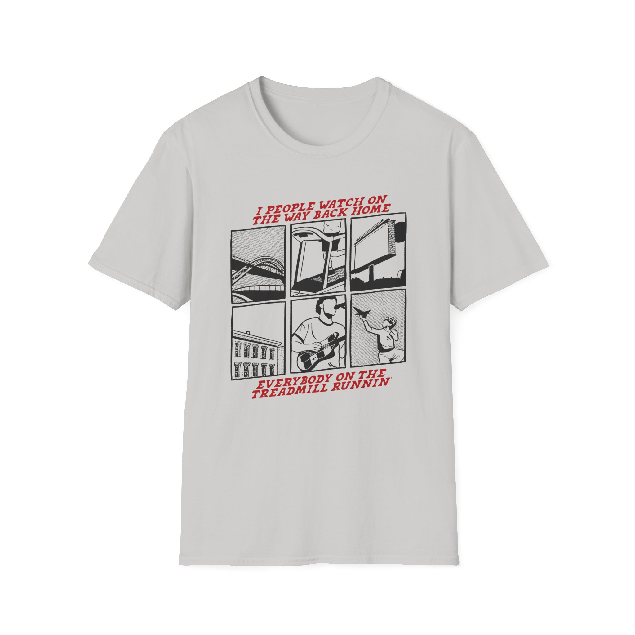 Sam Fender People Watching Unisex Softstyle T-Shirt