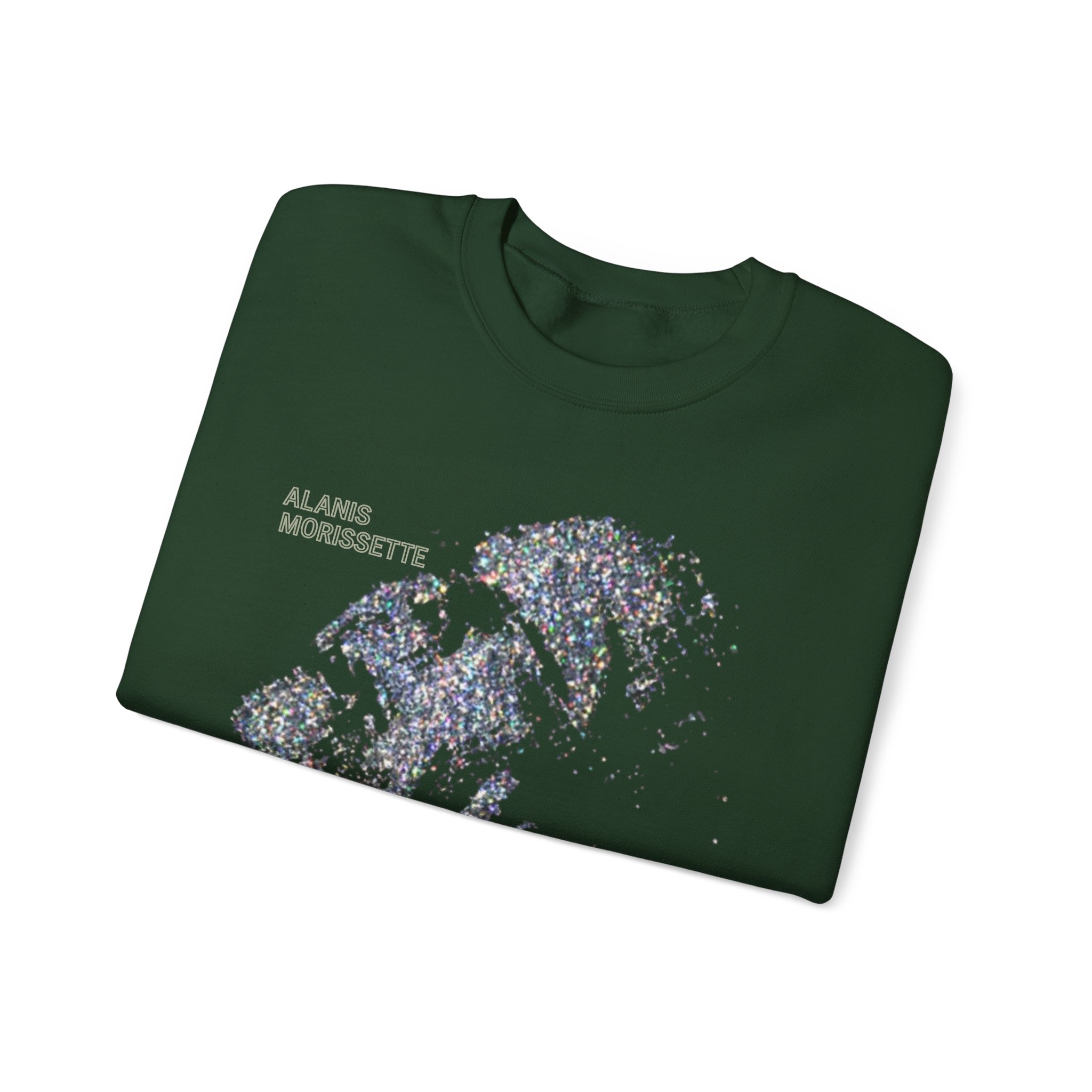 Alanis Morissette Such Pretty Forks Glitter Unisex Heavy Blendâ„¢ Crewneck Sweatshirt